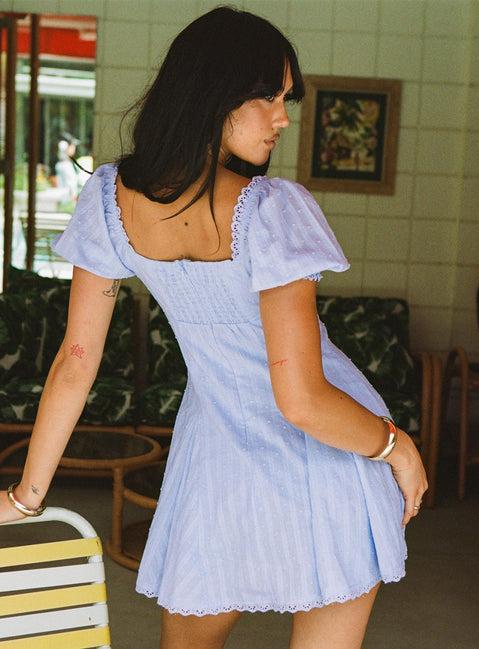 Rabatia Mini Dress Blue Product Image