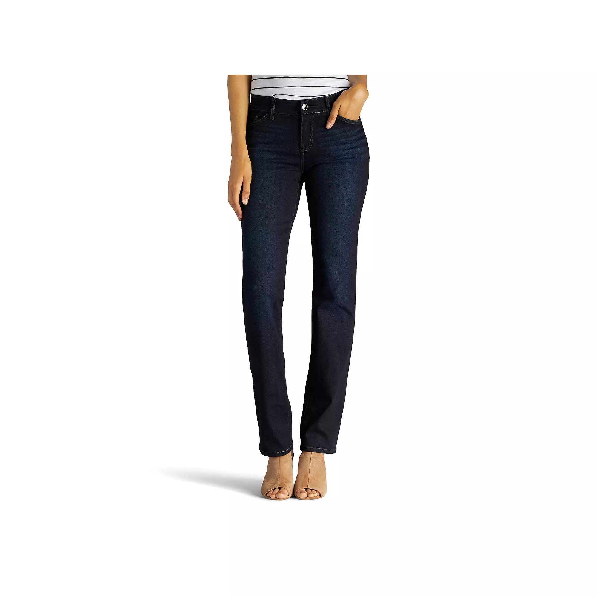Women's Lee® Flex Motion Straight-Leg Jeans,  Product Image