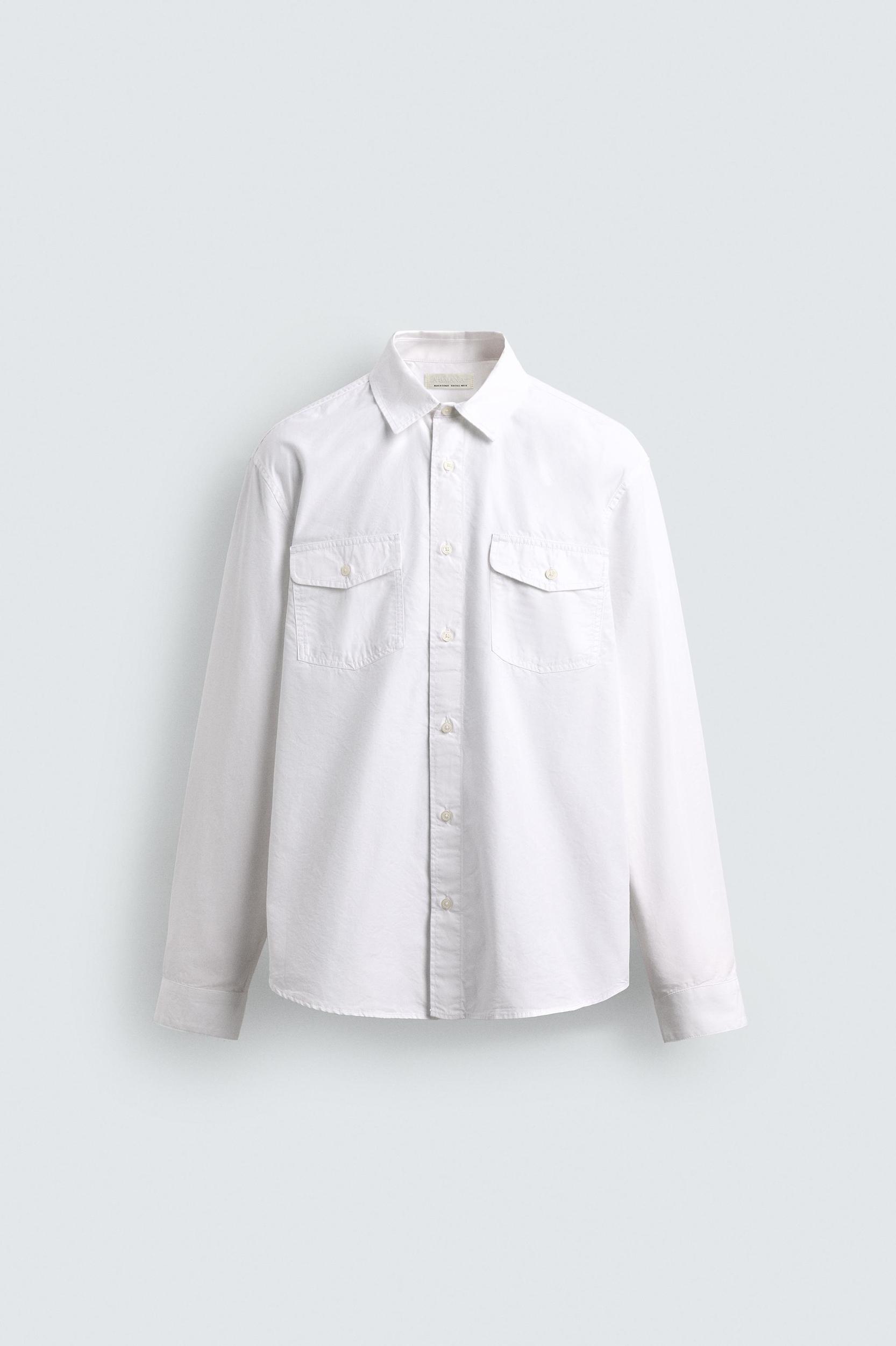 COTTON - LYOCELL POCKET SHIRT Product Image
