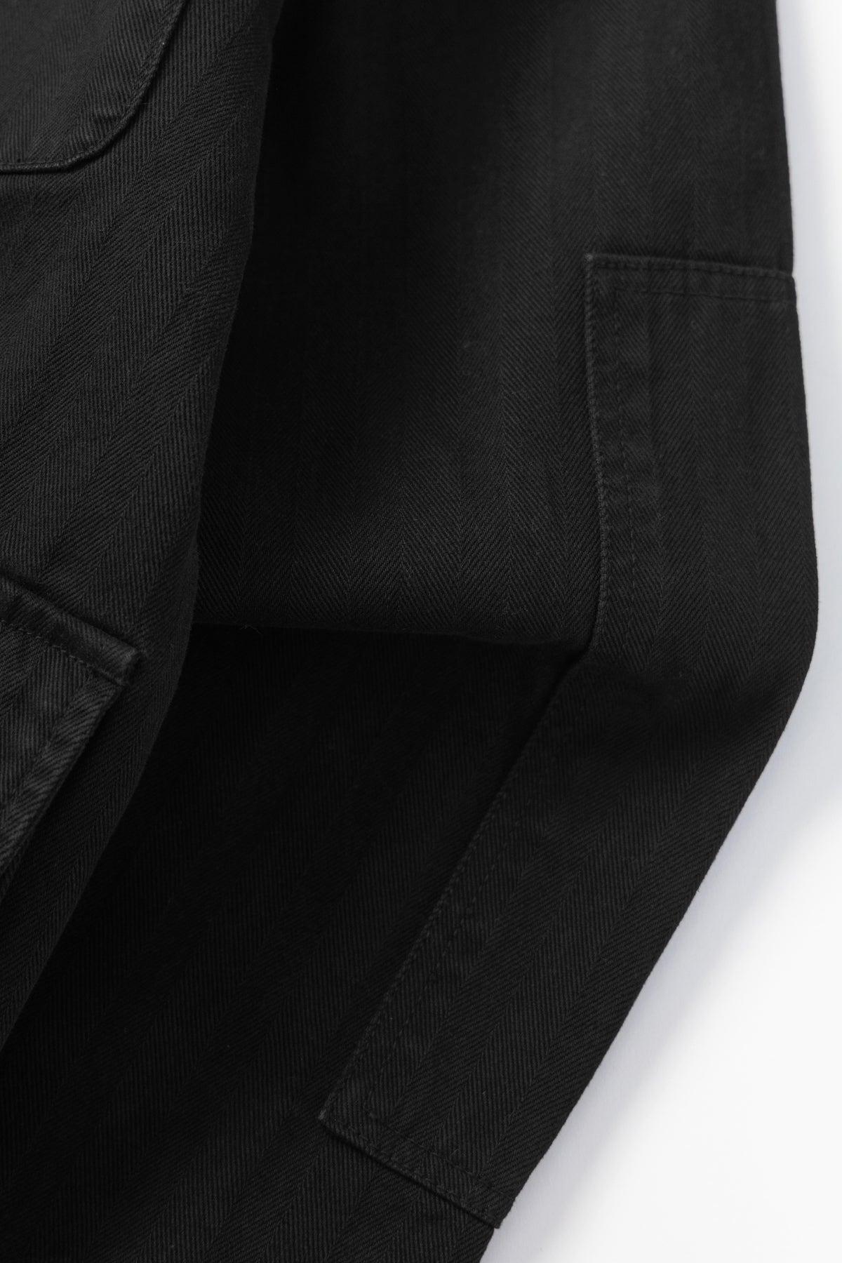 Blacksmith - Herringbone Jungle Jacket - Black Product Image
