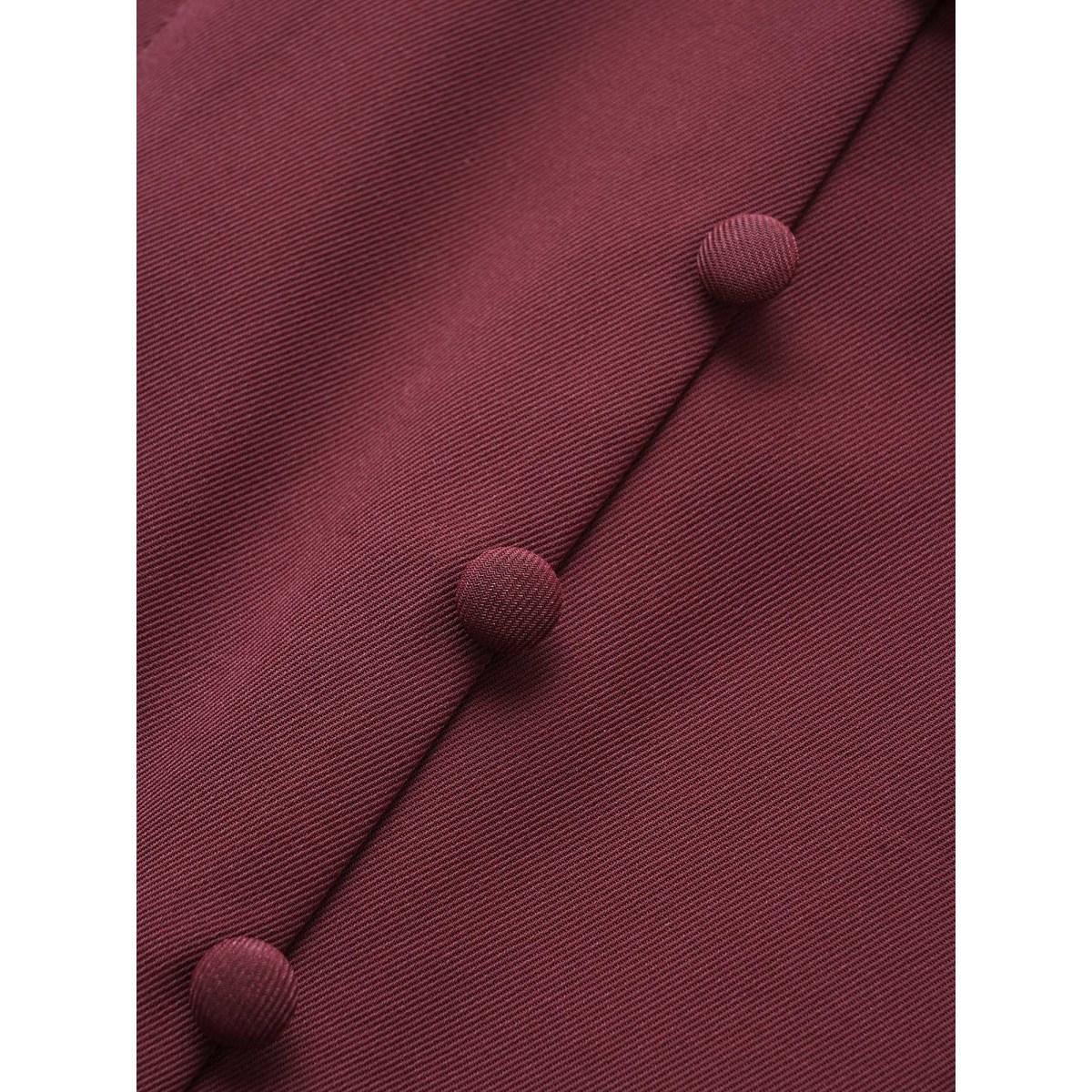 Plus Size Vintage Heather Elastic Waist Wide Leg Pants Women Black Casual Wide Leg High Rise Dailywear Pants BloomChic 30/6X Product Image