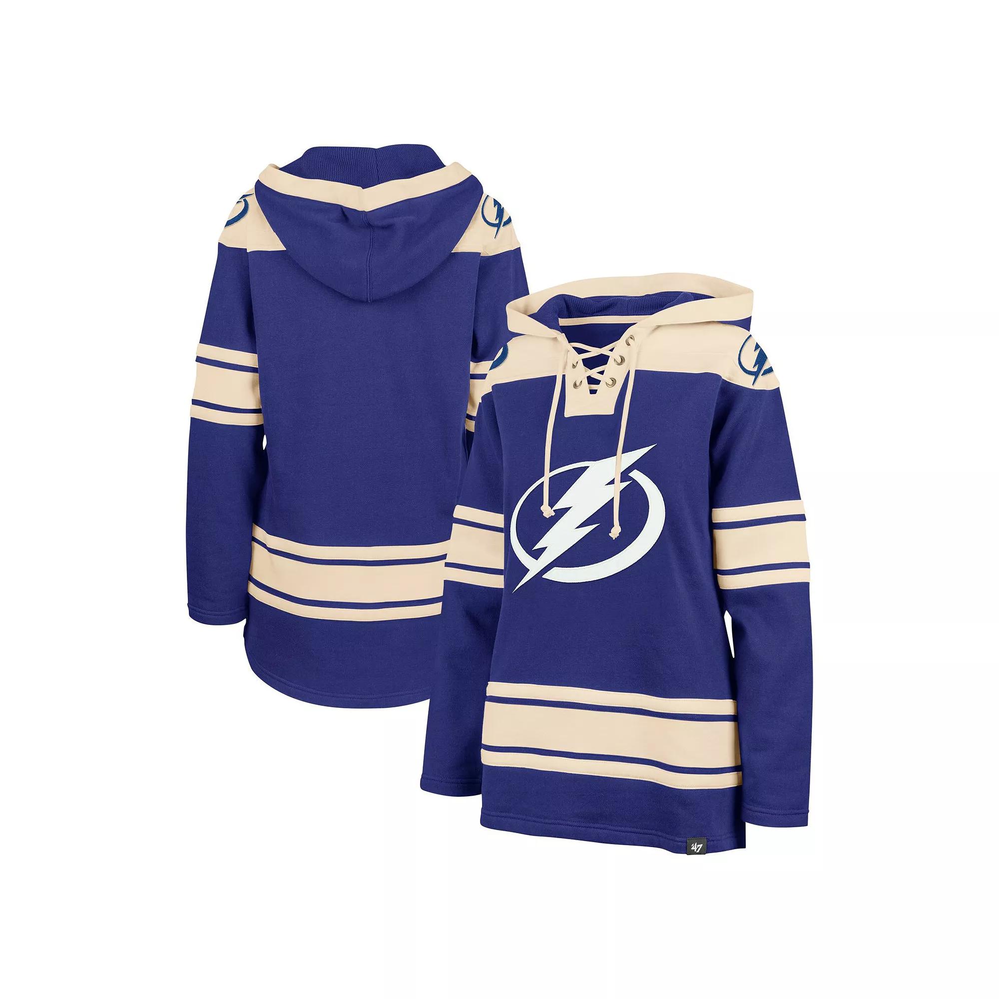 Women's '47 Royal Buffalo Sabres Superior Lacer Pullover Hoodie,  Product Image