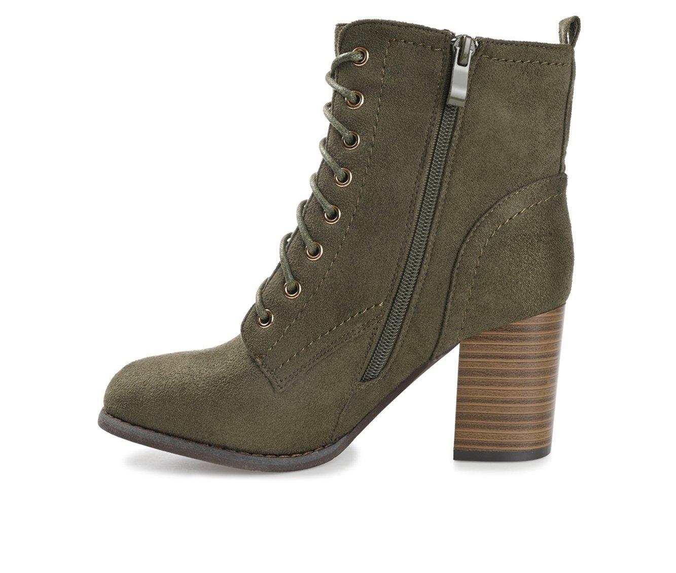 Women's Journee Collection Baylor Lace-Up Booties Product Image