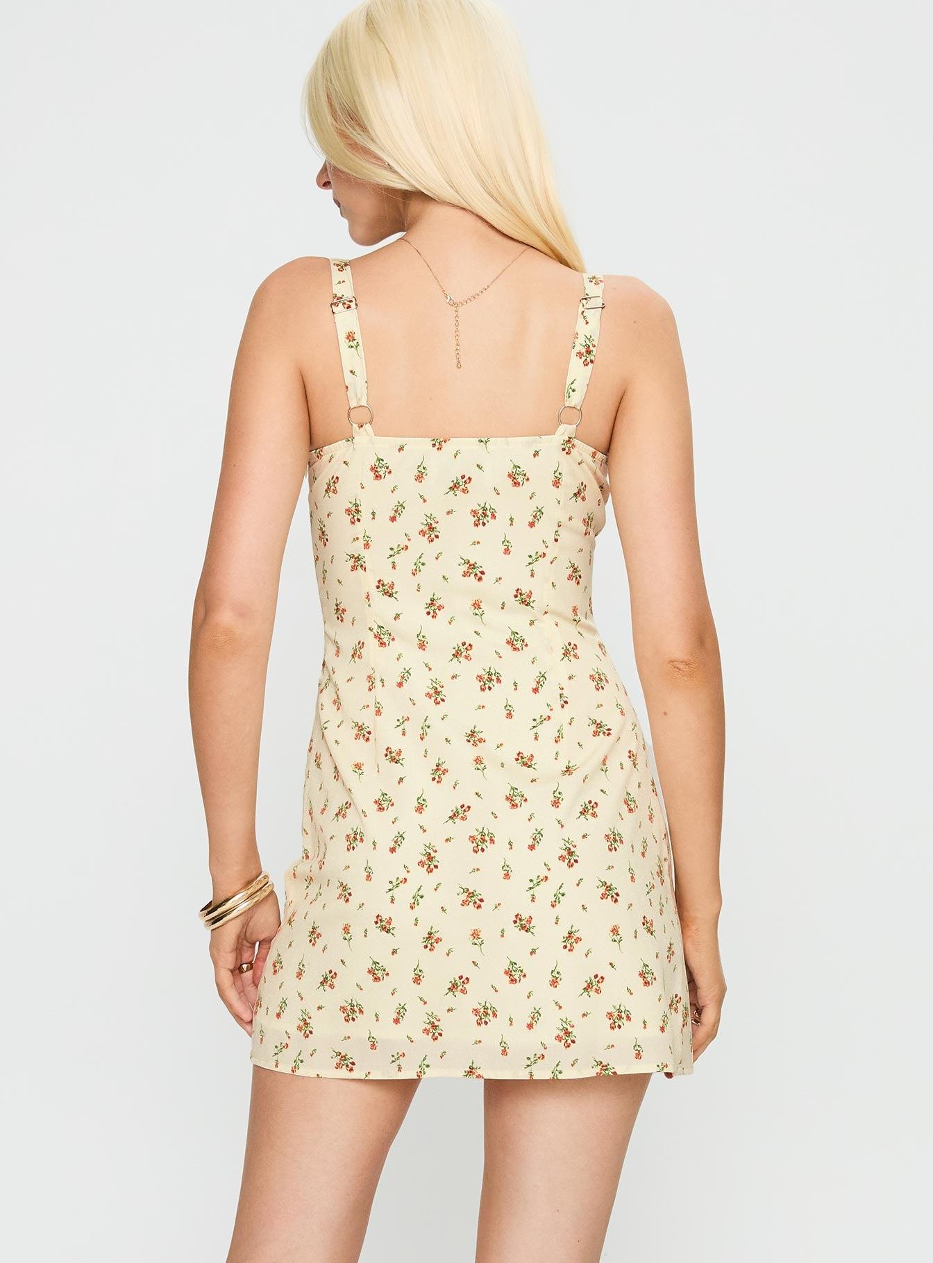 Rosilea Mini Dress Multi Floral Product Image