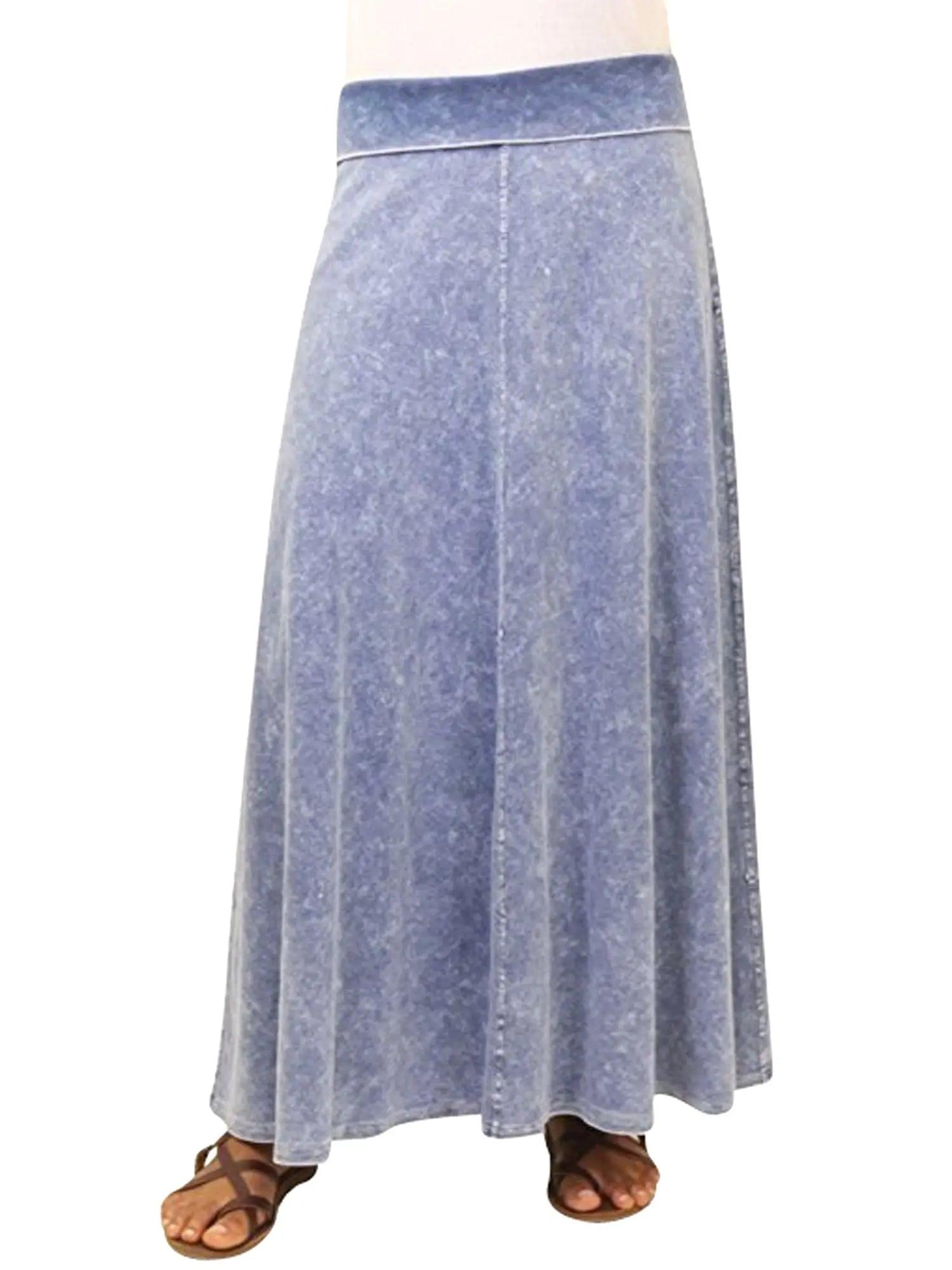 Hard Tail Roll Down Cotton Skirt B-131 Product Image