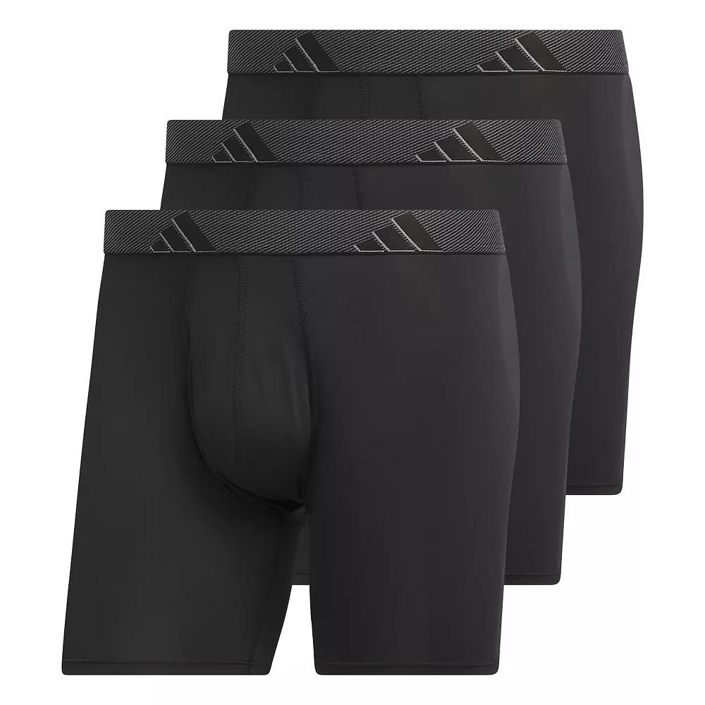 Big & Tall adidas 3-pack Microfiber Boxer Briefs, Men's,  Product Image