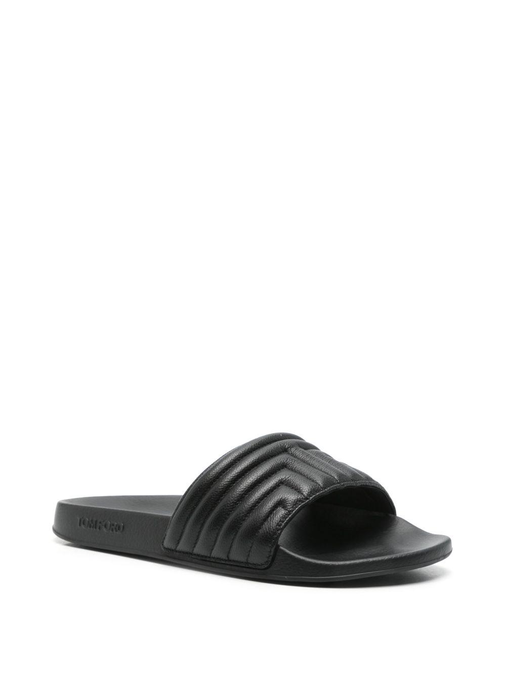 leather slides Product Image