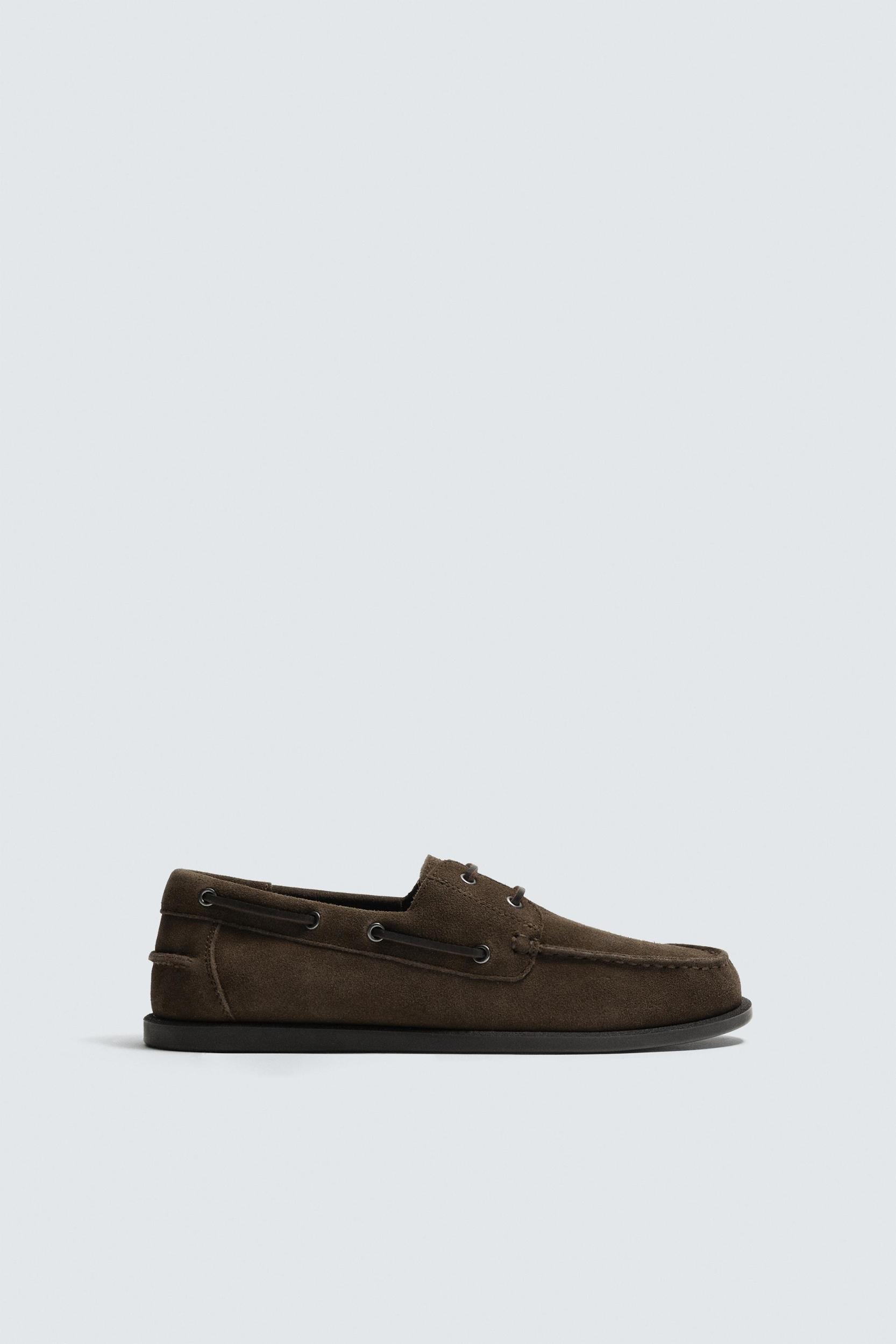 CASUAL LEATHER BOAT SHOES Product Image