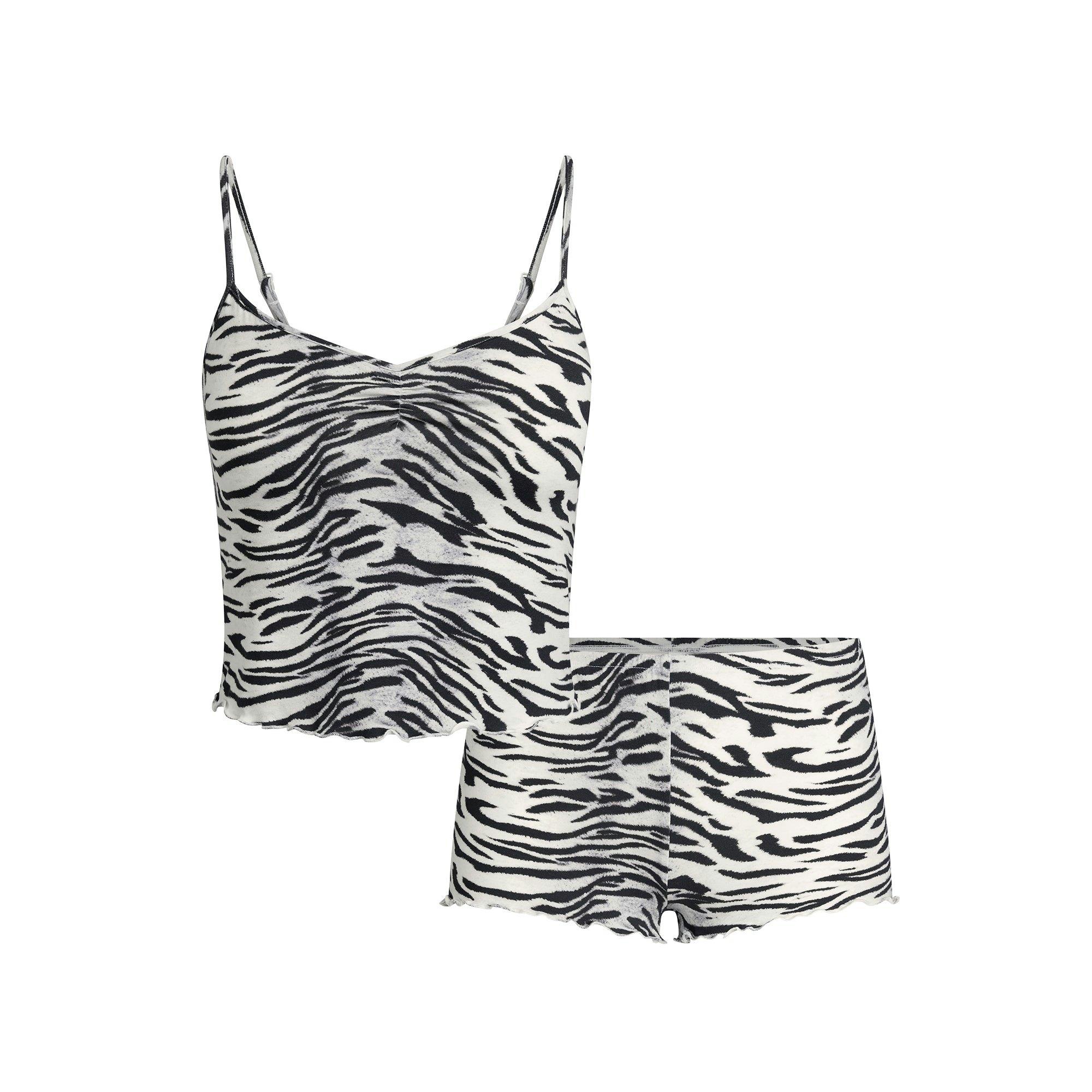 SKIMS SLEEP CAMI SET | SNOW TIGER PRINT Product Image