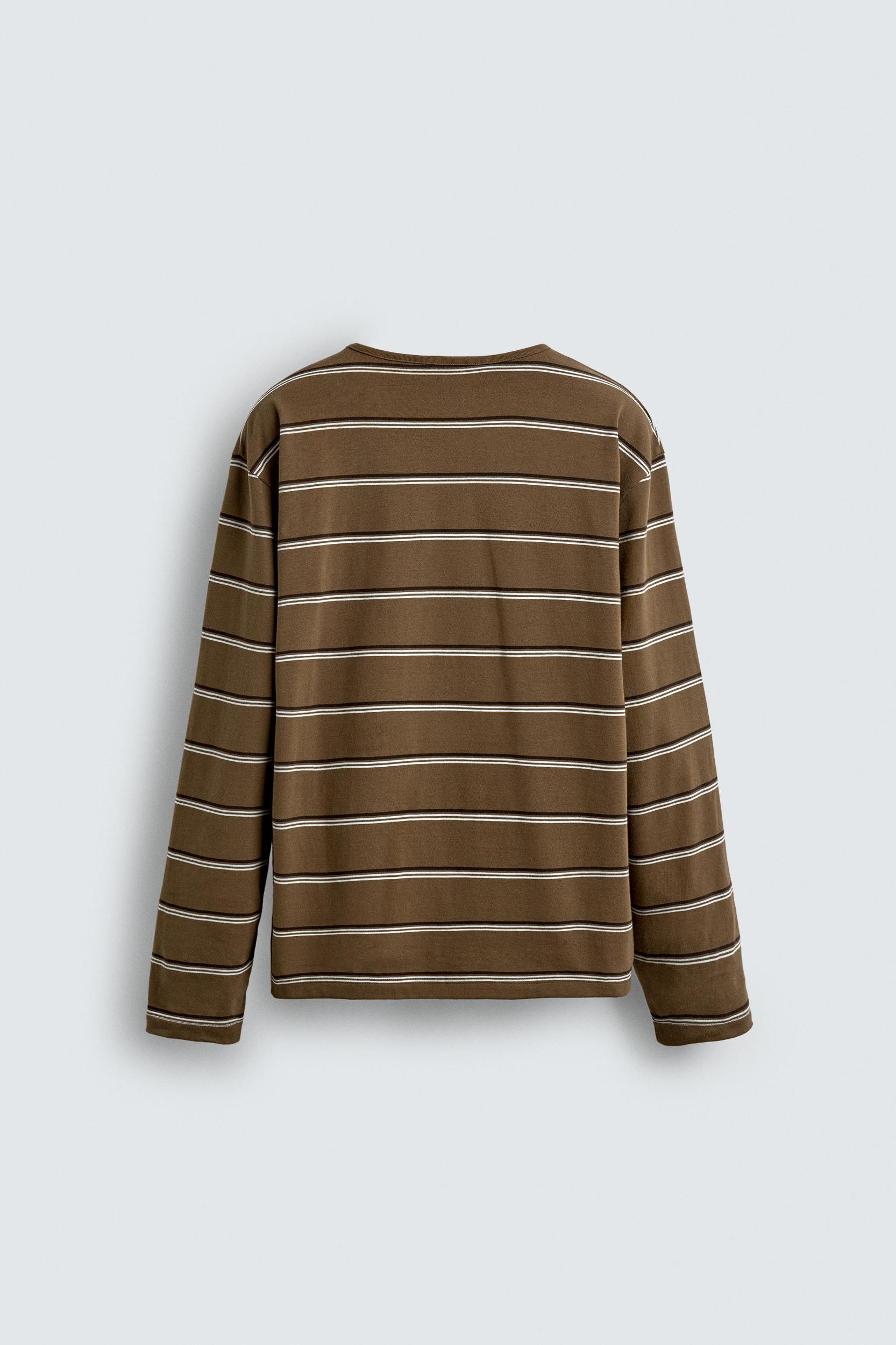 STRIPED JACQUARD T-SHIRT Product Image
