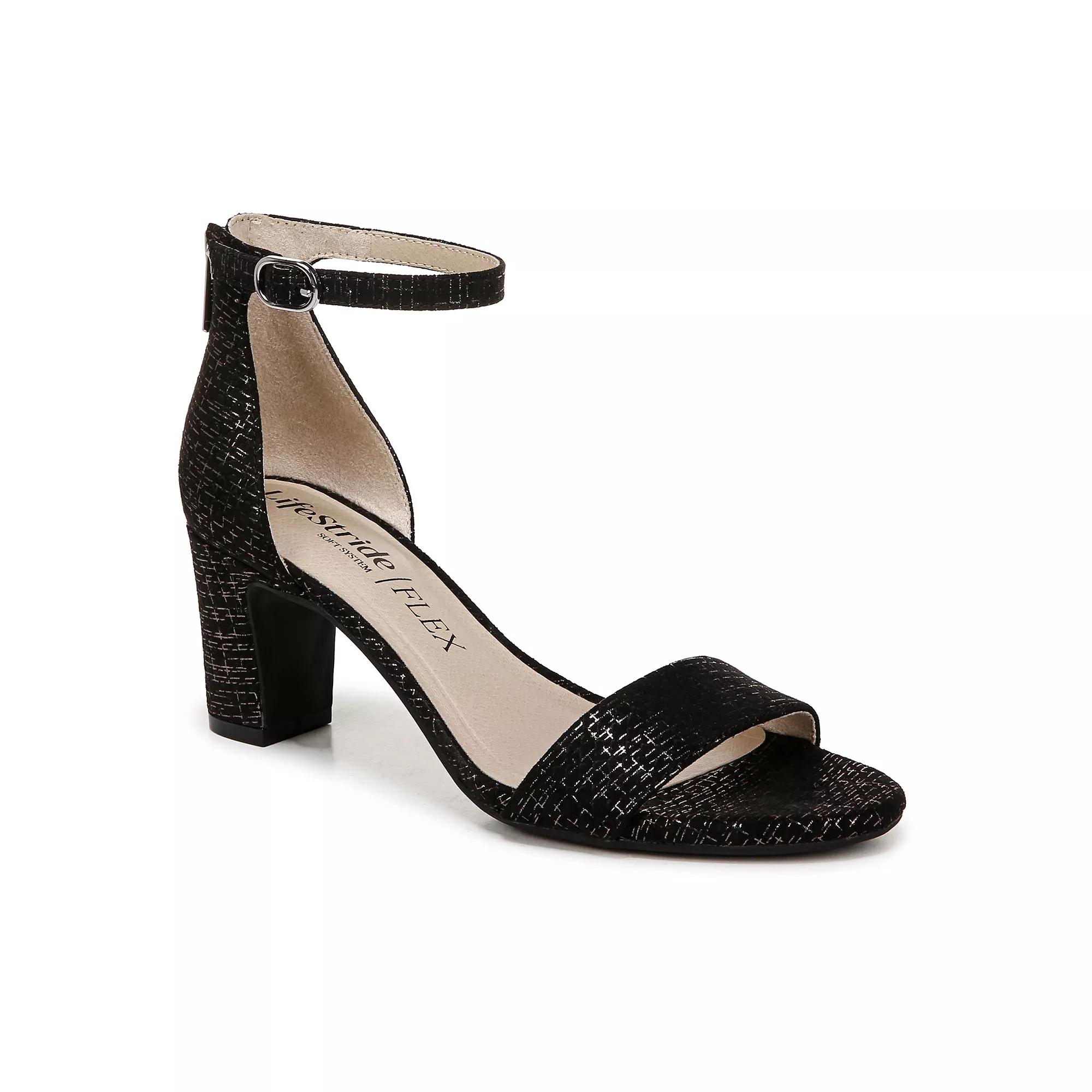 LifeStride Florence Women's Ankle Strap Pumps, Size: 8 Wide, Red Red Product Image