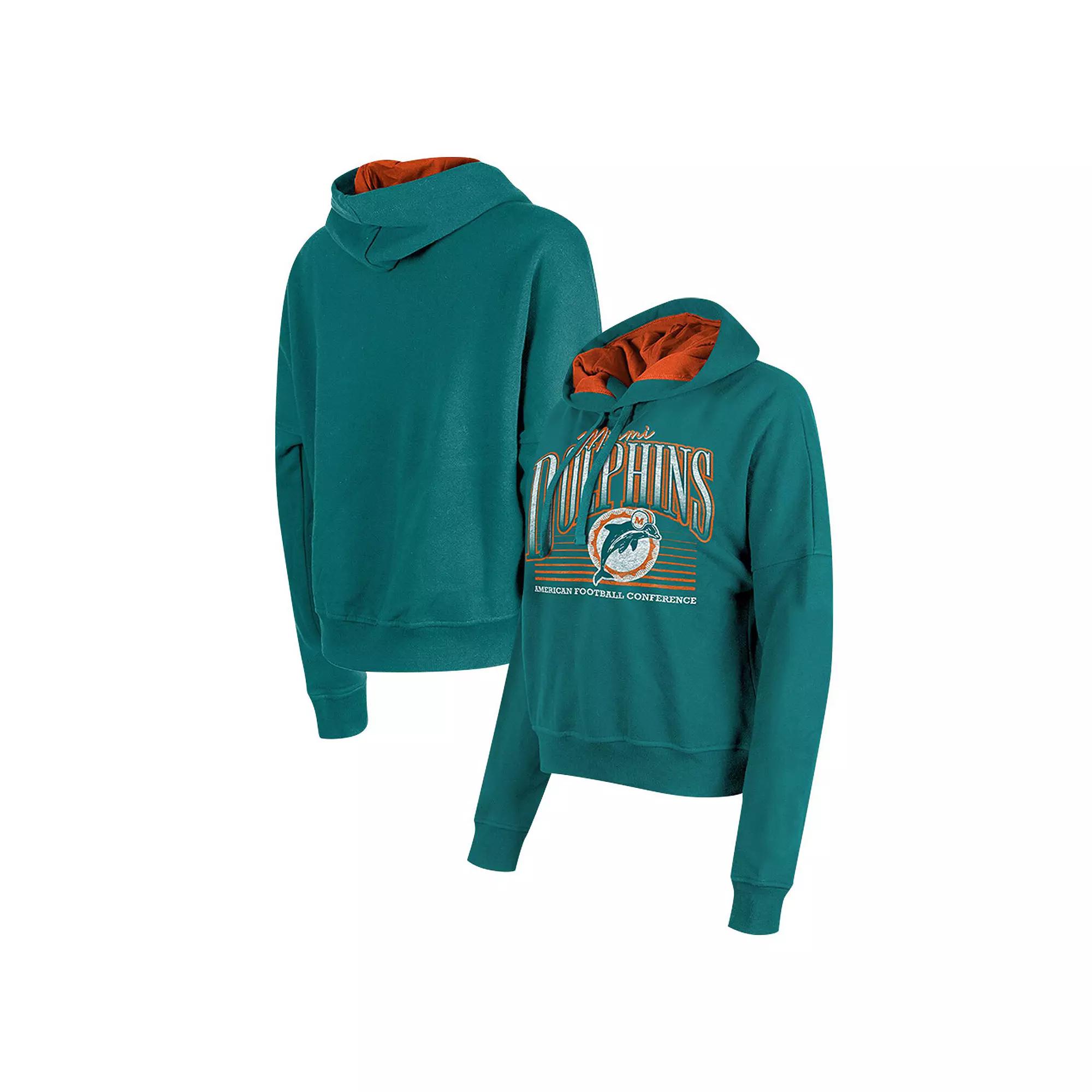 Women's New Era Navy Chicago Bears Boxy Pullover Hoodie,  Product Image