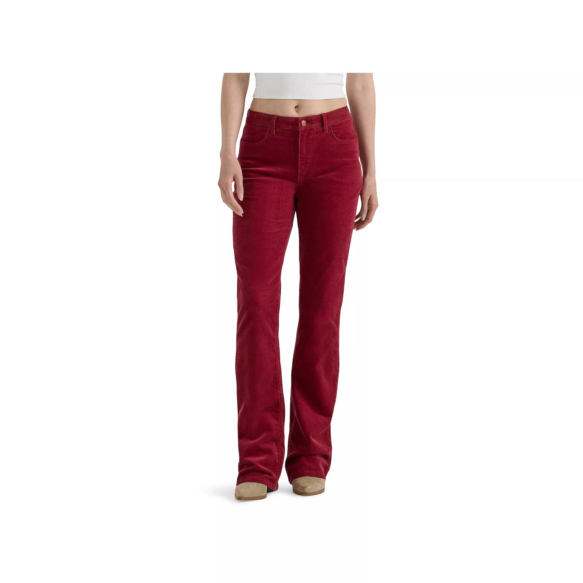 Women's Wrangler Bold Bootcut Jeans, Size: 10X32, Carmine Corduroy Product Image