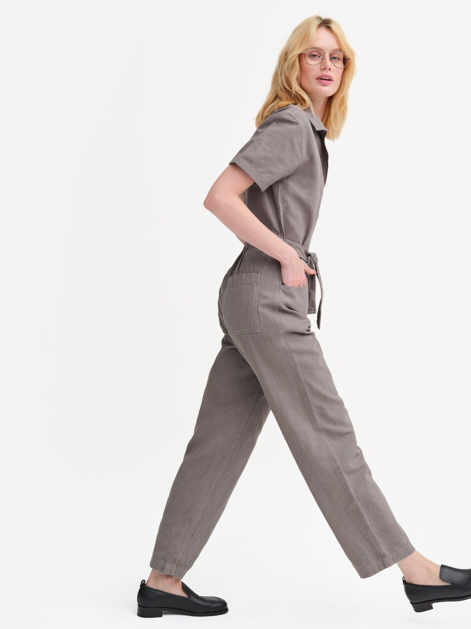 Organic Cotton Canvas Jumpsuit Female Product Image