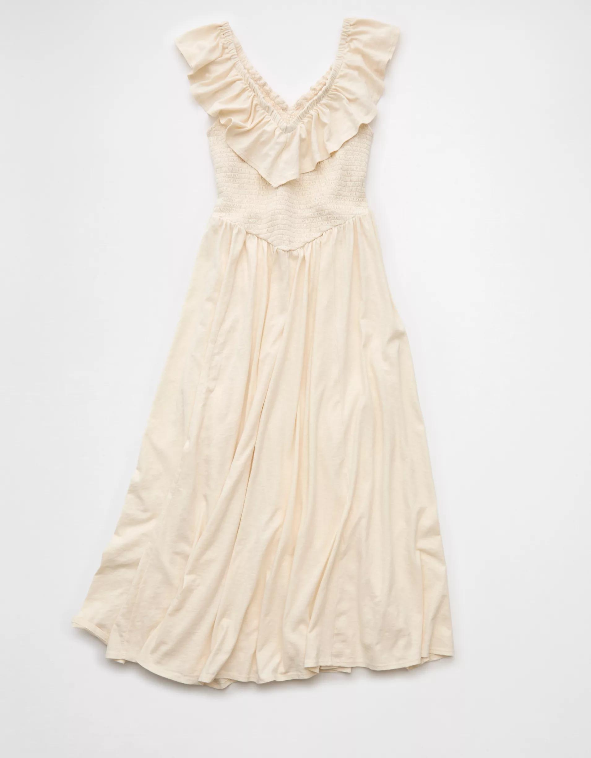 AE Sunchaser Knit Drop Waist Midi Dress Women's Product Image