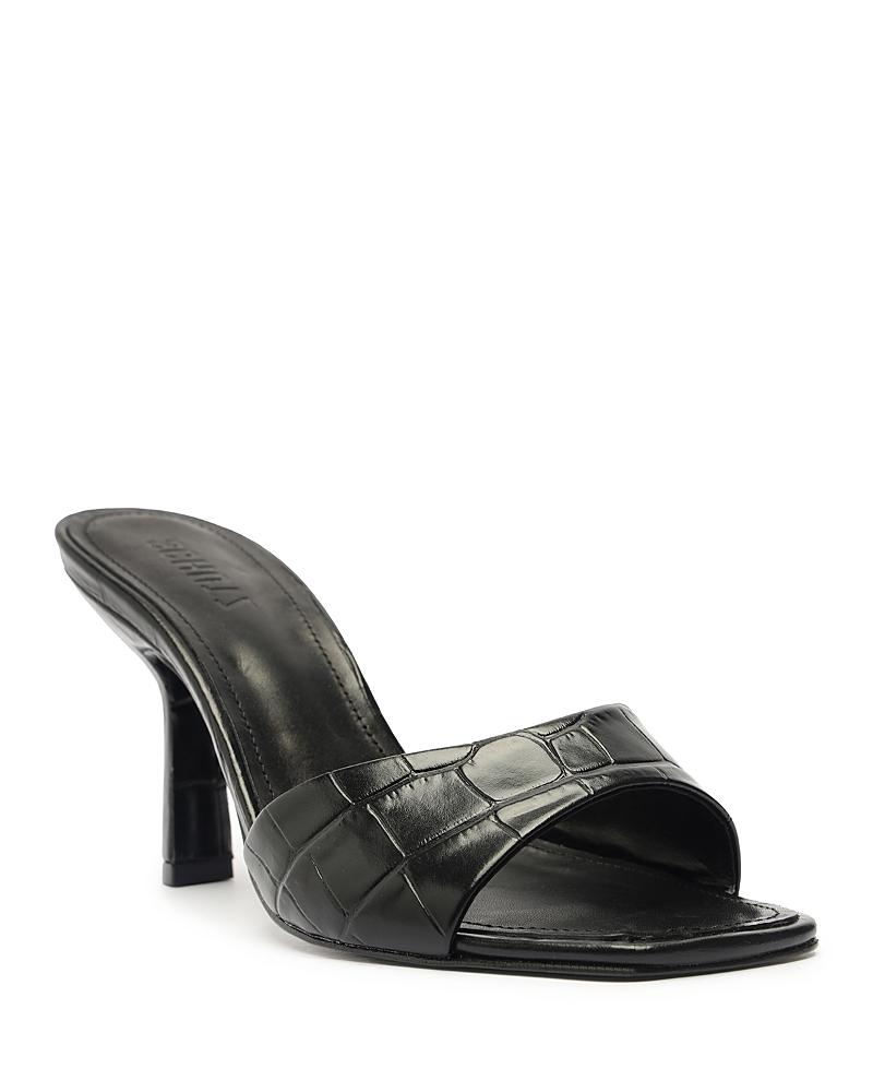 Schutz Posseni Leather Heeled Mule Womens at Urban Outfitters Product Image