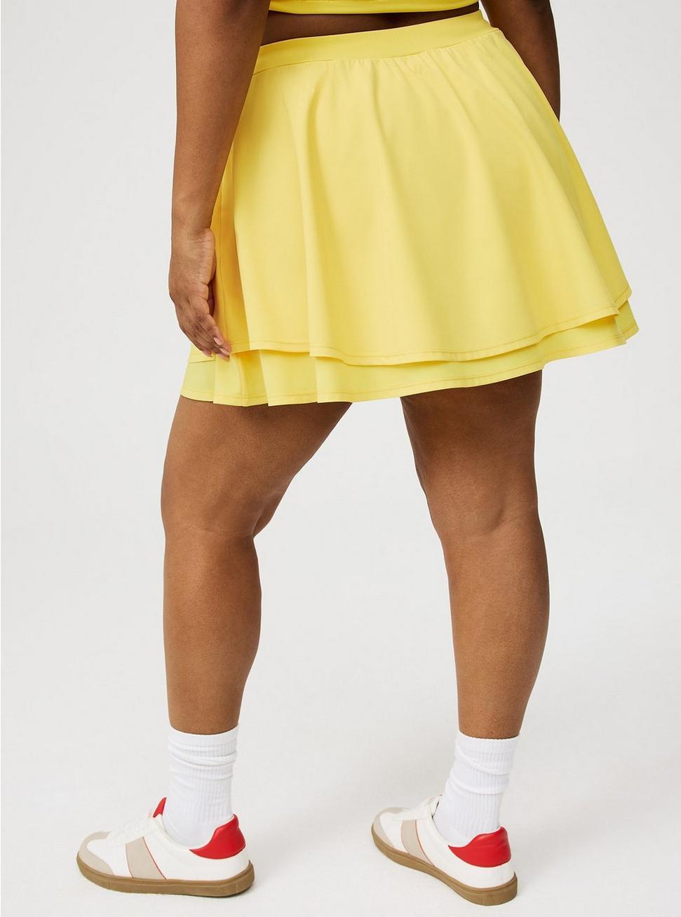 Stretch Woven Skirt With Bike Short Product Image