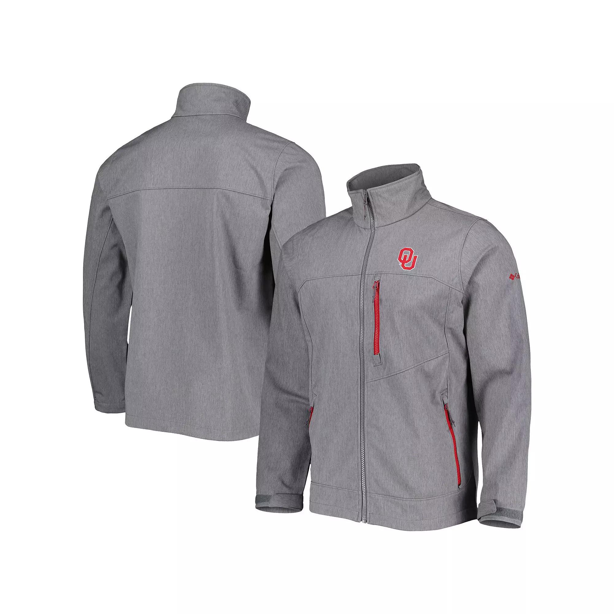 Men's Columbia Gray Oklahoma Sooners Ascender II Full-Zip Jacket,  Product Image