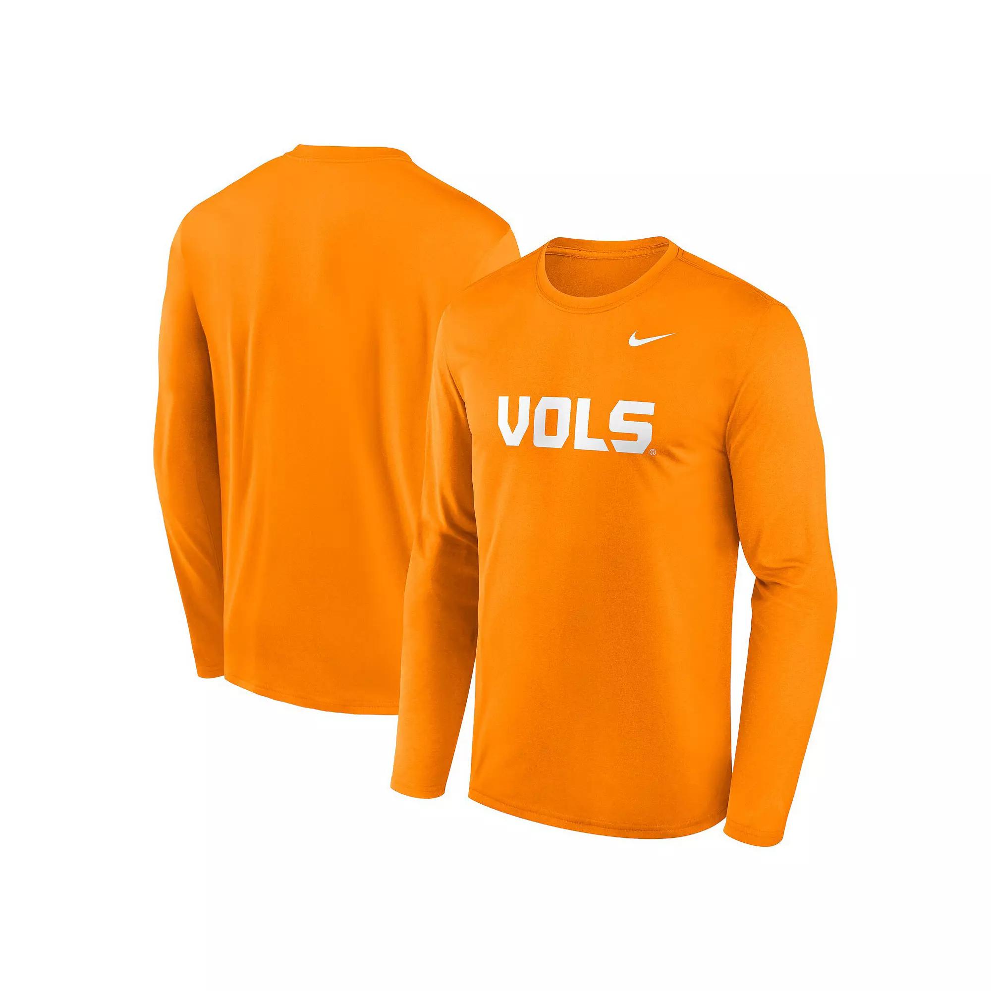 Men's Nike Tennessee Orange Tennessee Volunteers Primetime Alternate Logo Legend Long Sleeve T-Shirt, Size: 2XL Product Image