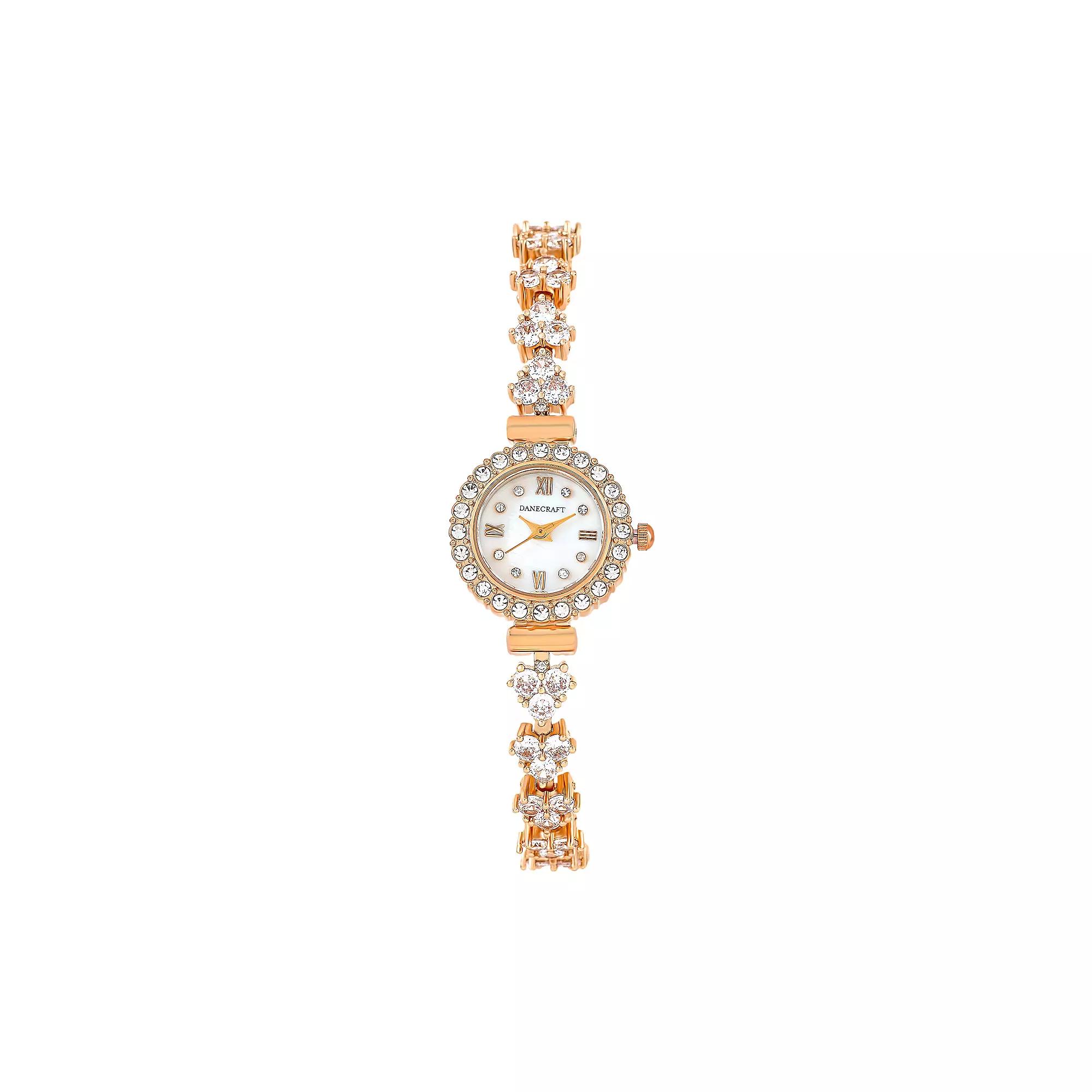 Danecraft Women's Gold Plated Oval Watch, Size: 23 mm, Rose Gold Tone Product Image