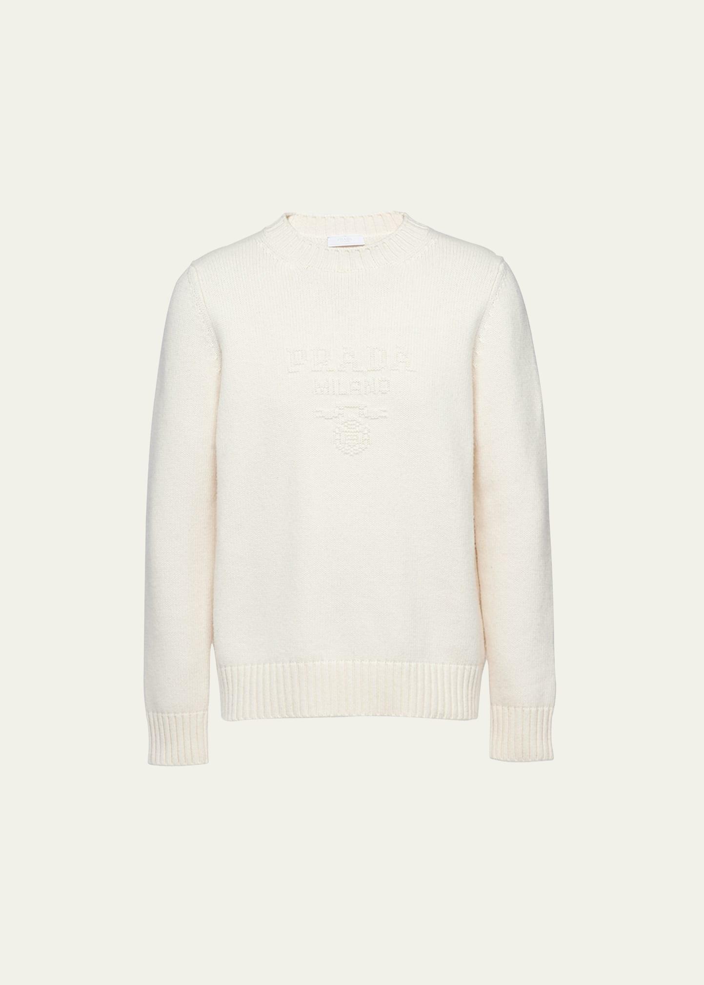 Mens Wool-Cashmere Logo Sweater Product Image