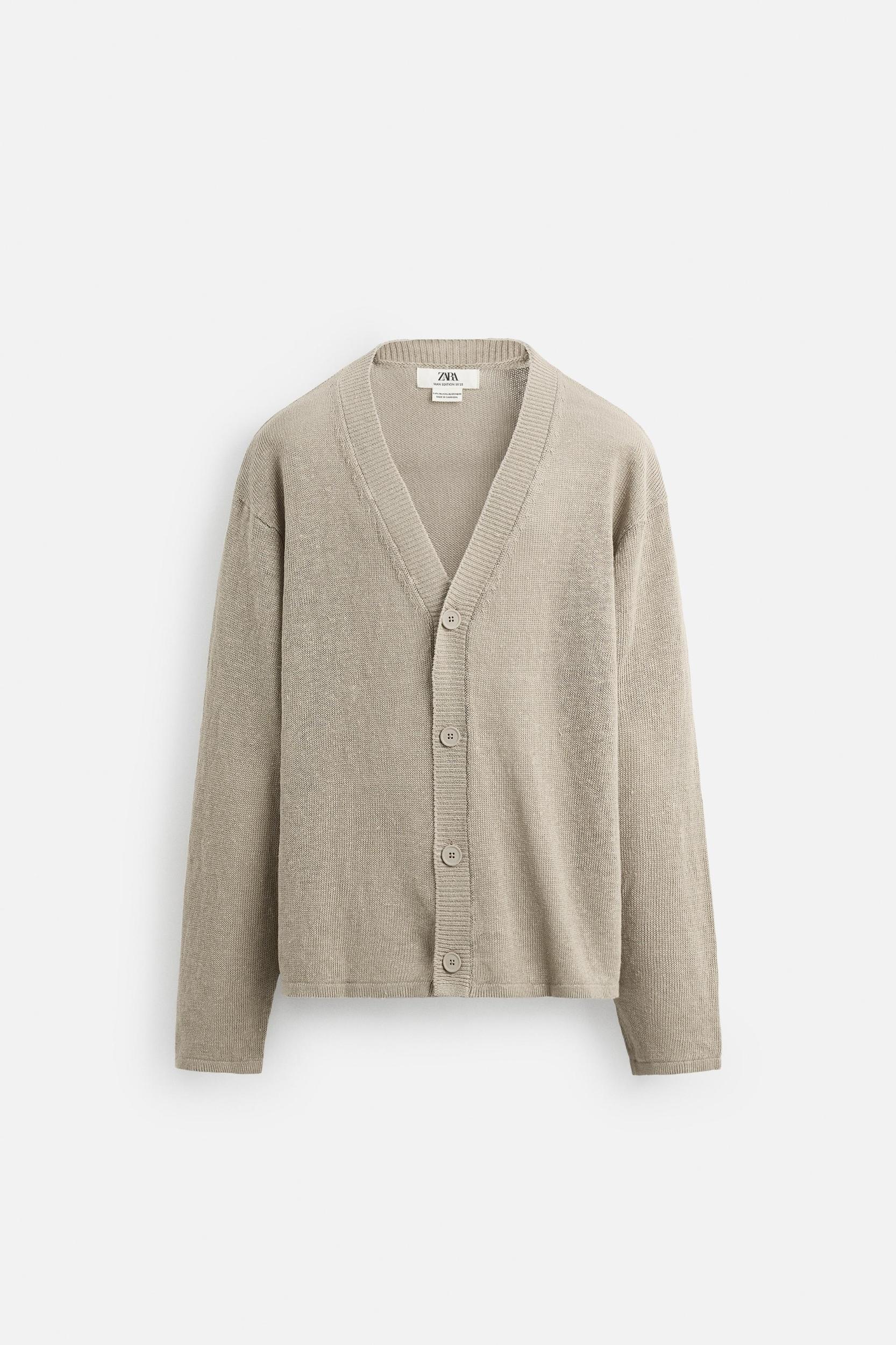 100% LINEN CARDIGAN LIMITED EDITION Product Image