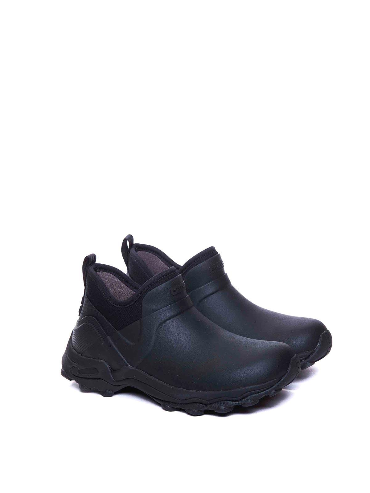 GIVENCHY Black Bogs Rubber Chelsea Boots In Multi Product Image
