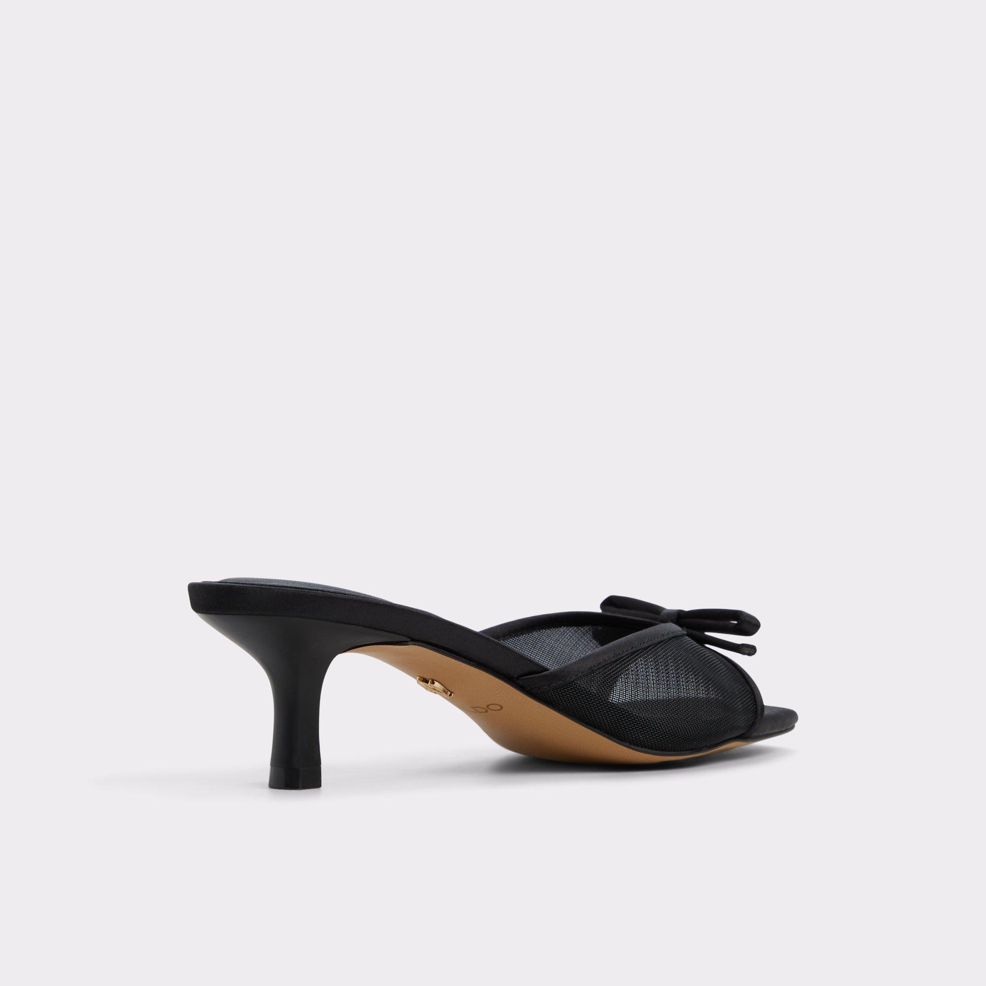Begoniaa Black Women's Heeled mules | ALDO US Product Image