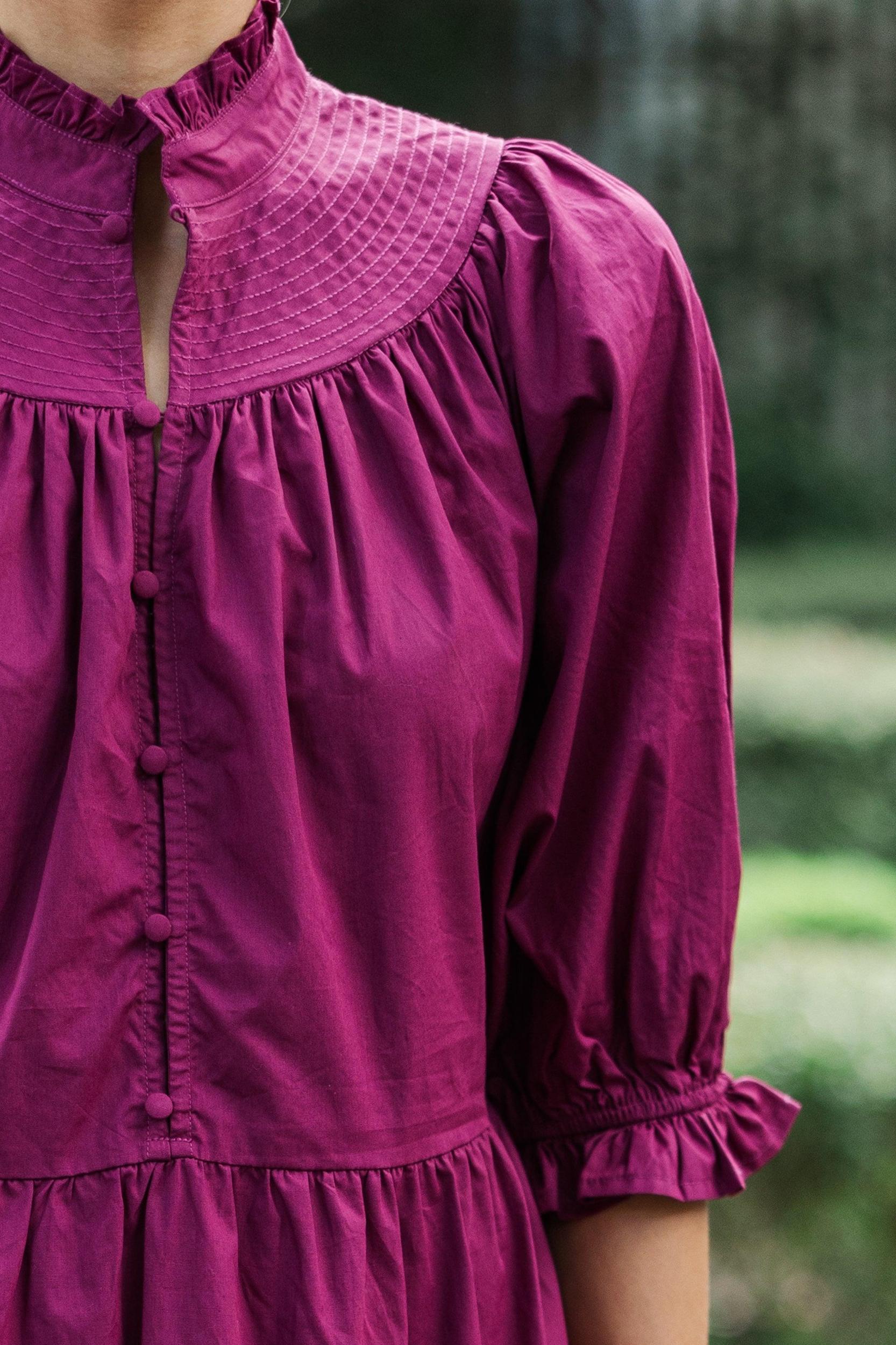 Pinch: Feeling The Love Berry Purple Midi Dress Female Product Image