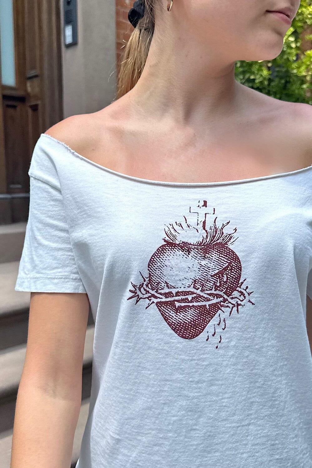 Robyn Heart Crown of Thorns Top Product Image