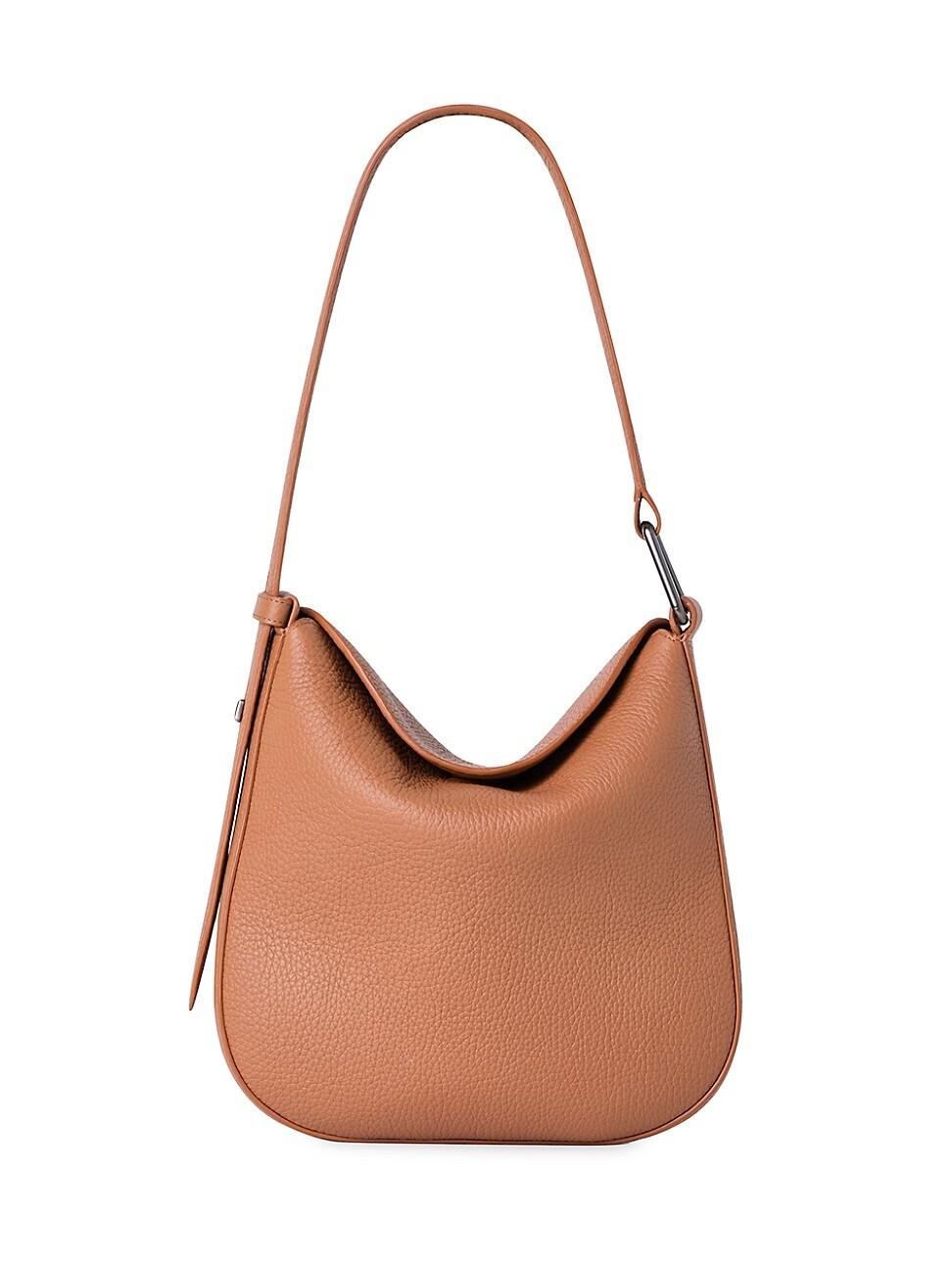 Womens Little Anna Leather Hobo Bag Product Image