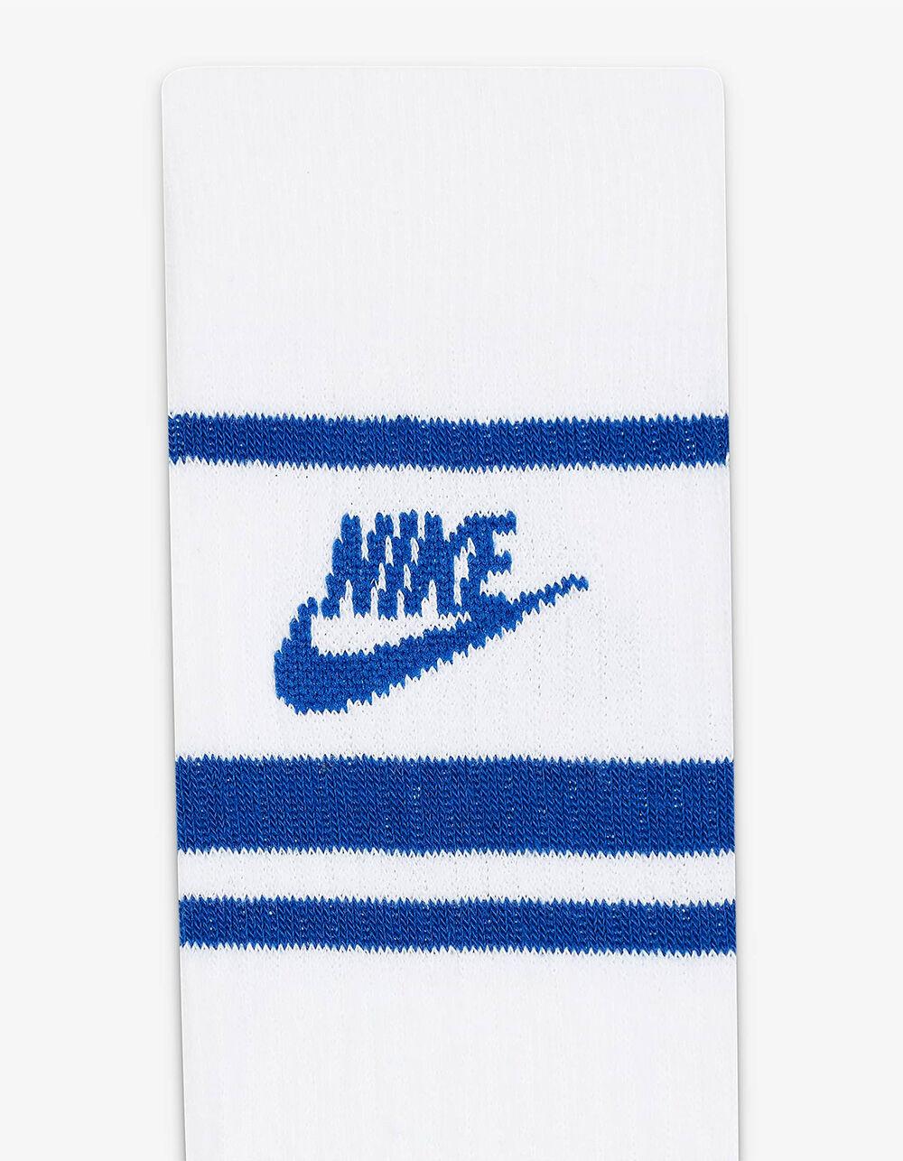 NIKE Sportswear Dri-FIT Everyday Essential 3 Pack Mens Crew Socks - WHT/RED Product Image
