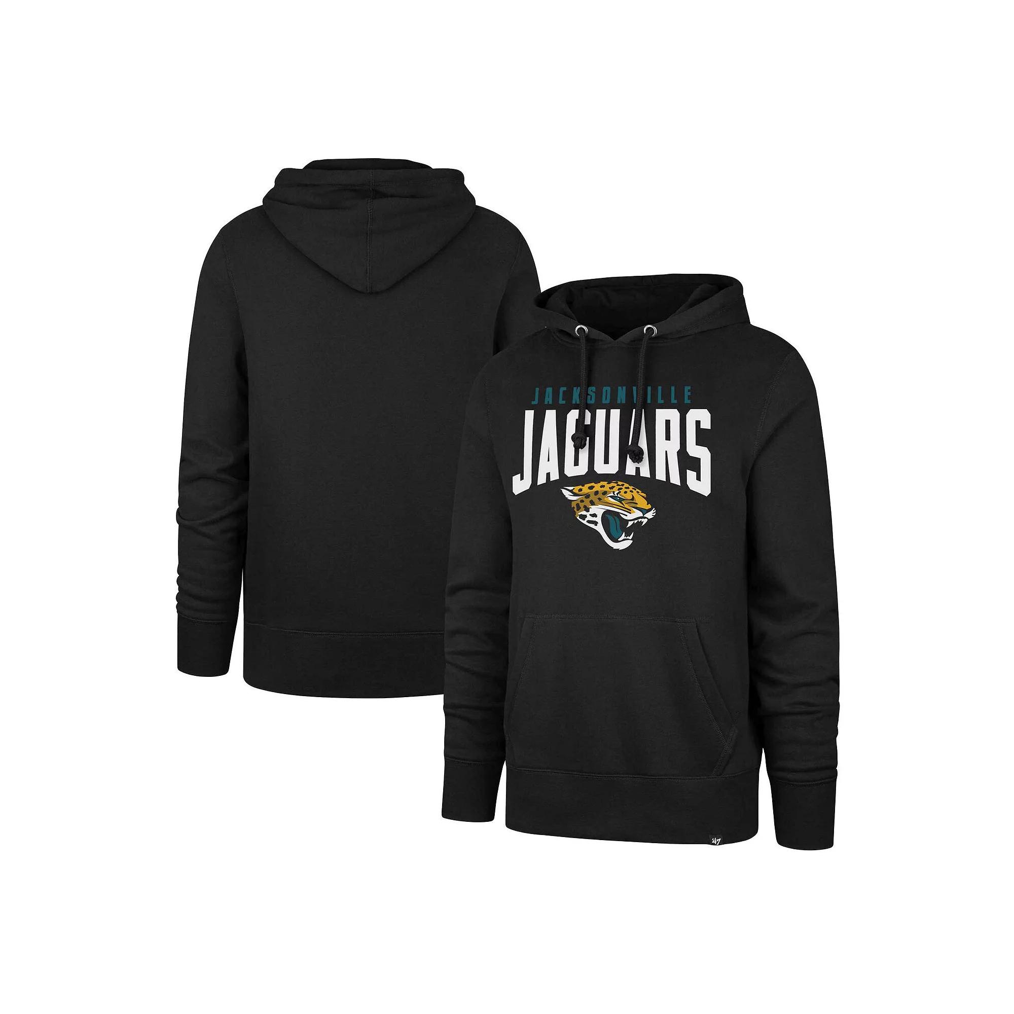 Men's '47 Black Jacksonville Jaguars Headline Pullover Hoodie,  Product Image