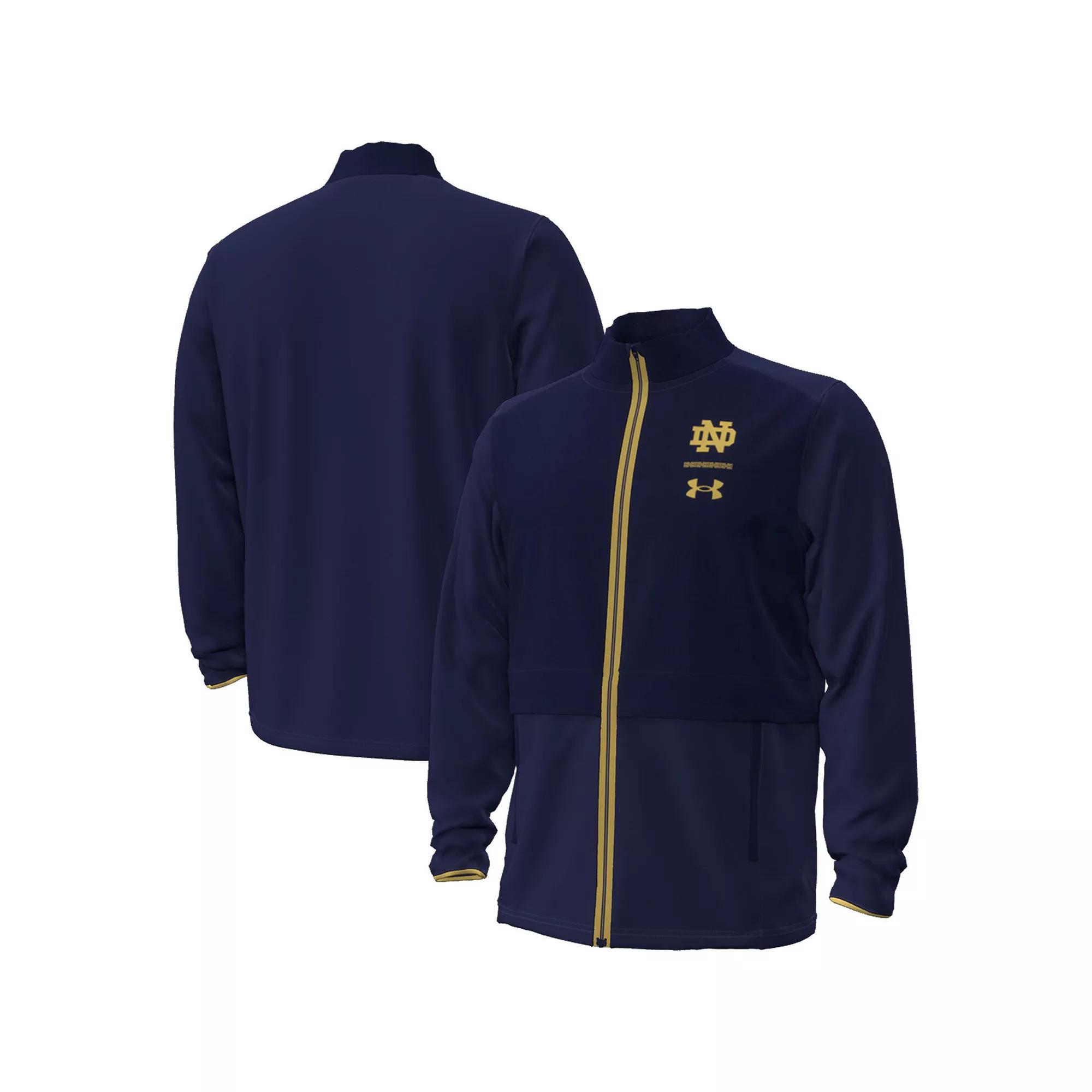 Men's Under Armour Navy Notre Dame Fighting Irish 2023 Aer Lingus College Football Classic Full-Zip Jacket,  Product Image