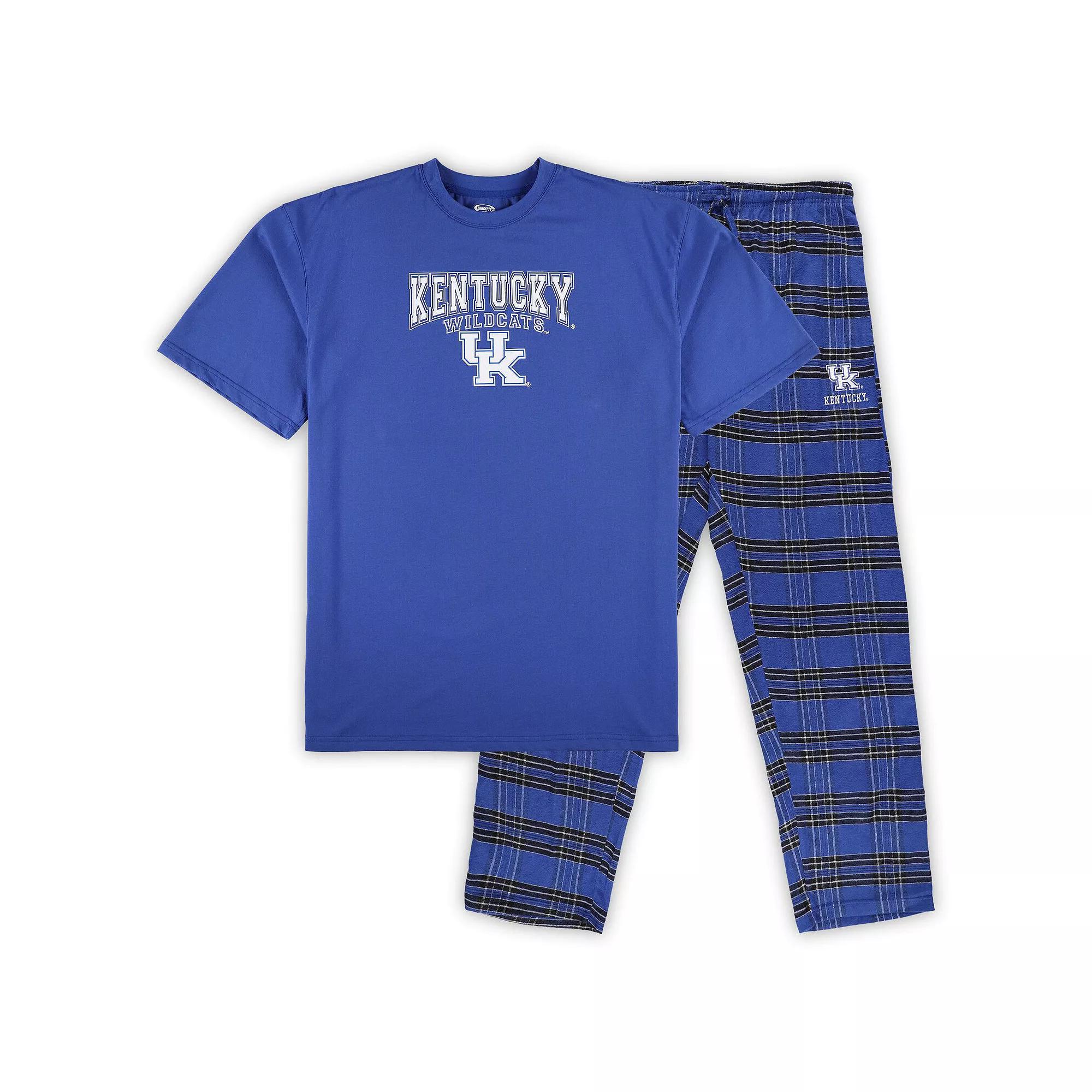 Men's Profile Royal Kentucky Wildcats Big & Tall 2-Pack T-Shirt & Flannel Pants Set,  Product Image