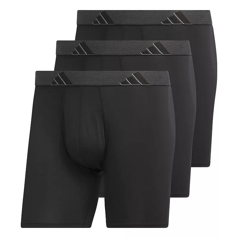 Big & Tall adidas 3-pack Microfiber Boxer Briefs, Men's,  Product Image