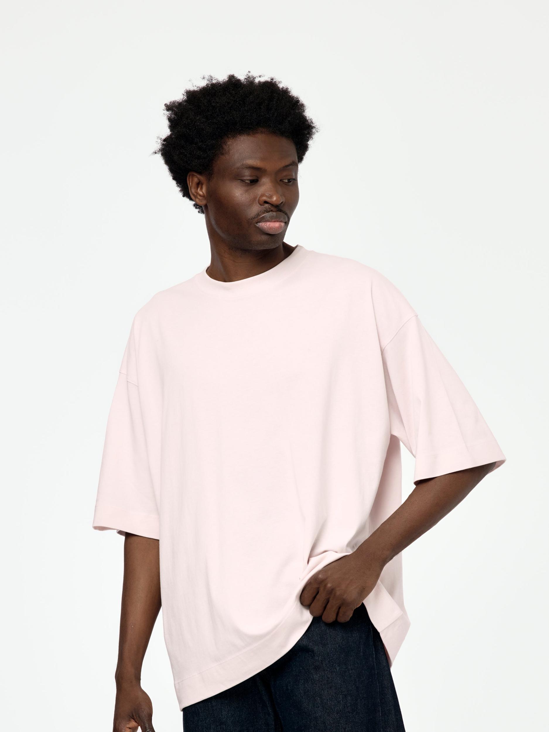 Hen S/S T-Shirt (Pale Pink) Product Image