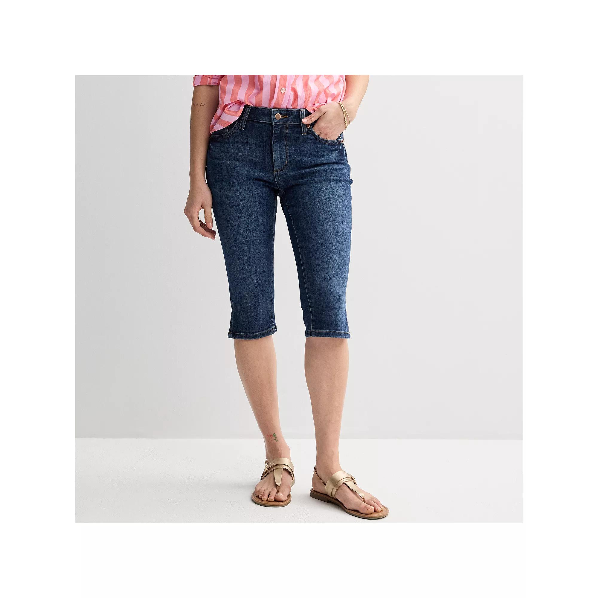 Women's Sonoma Goods For Life® Mid Rise Capris,  Product Image