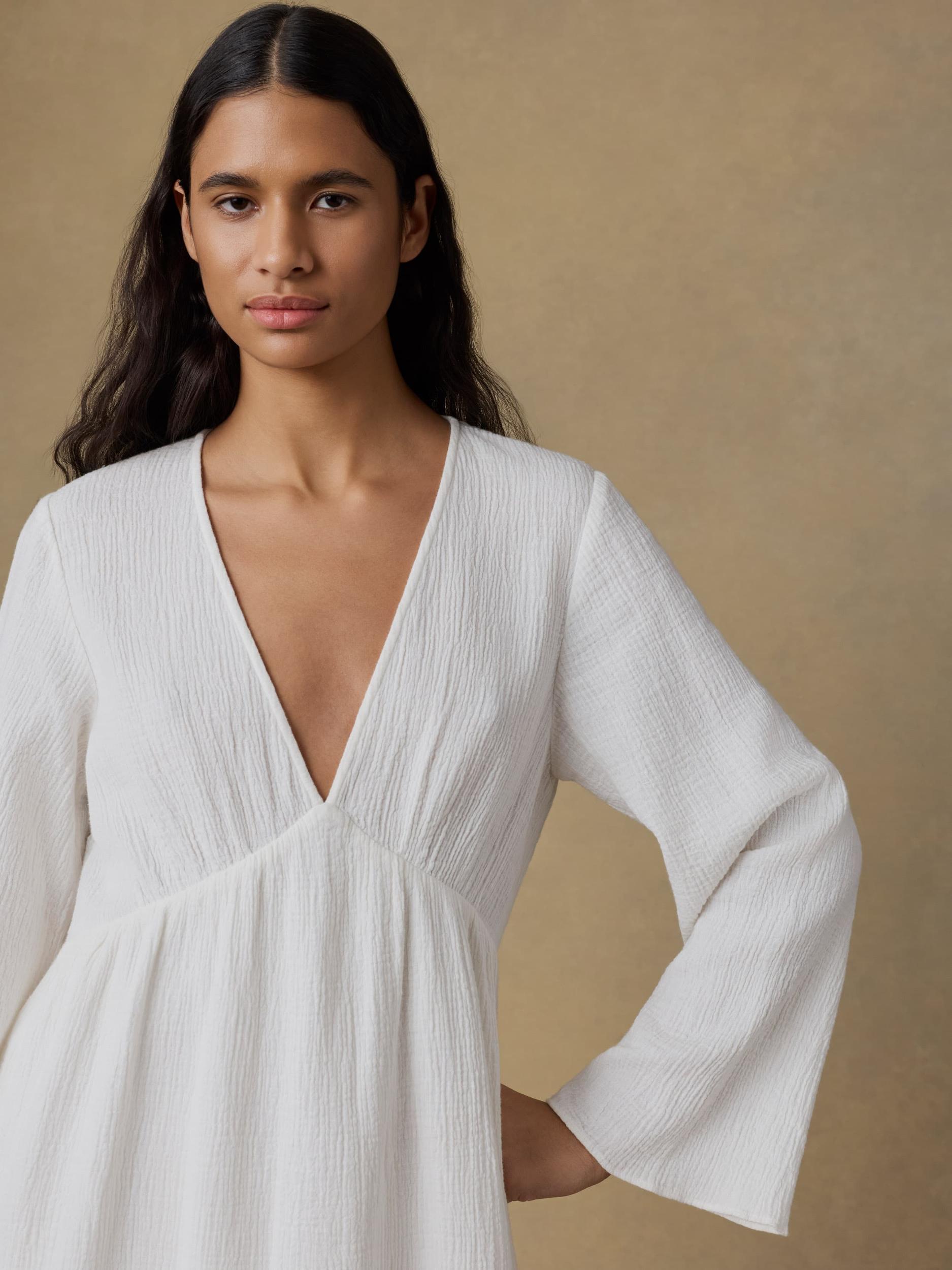 Dune Cotton Gauze Oceana Dress - White Female Product Image