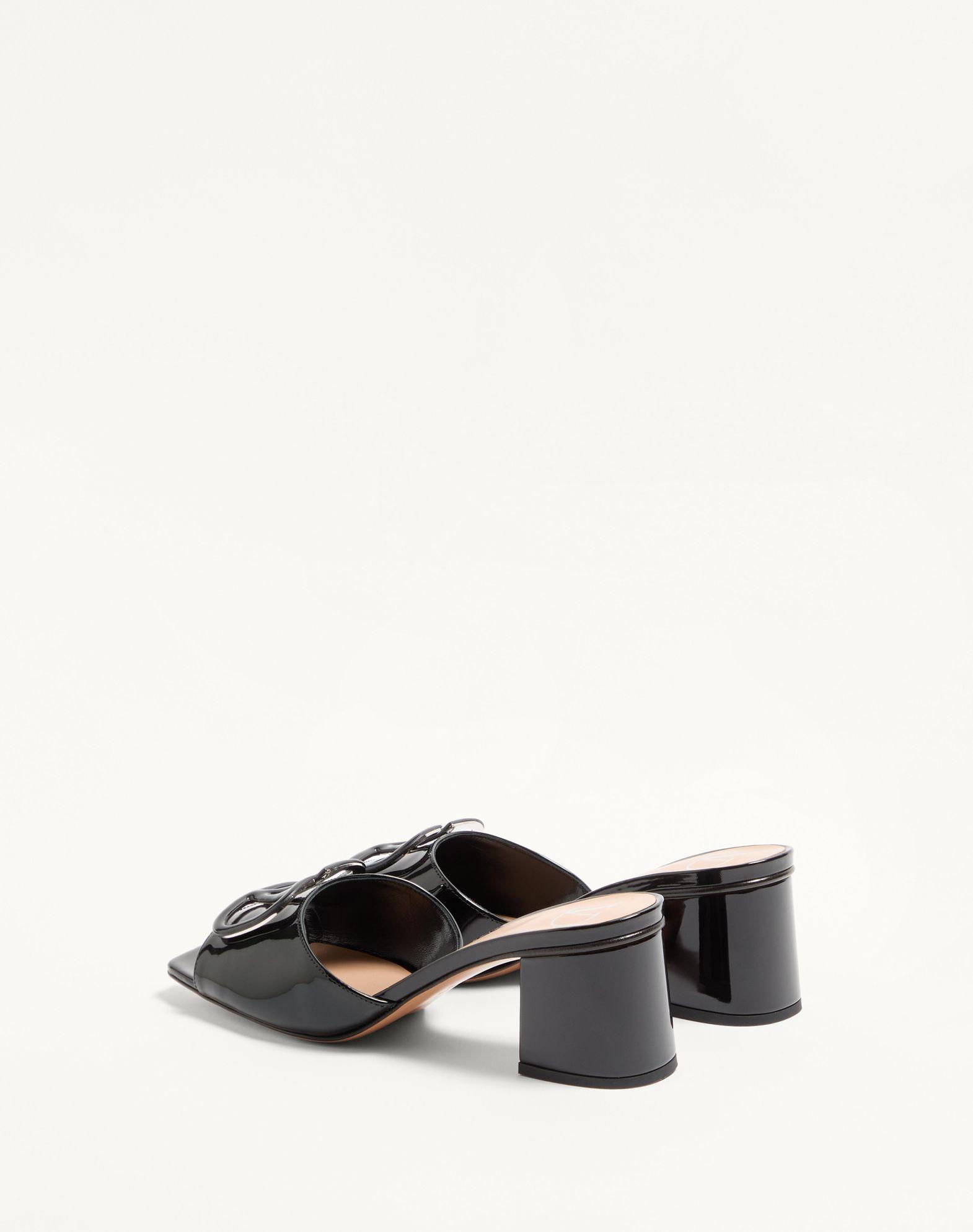 Vlogo Signature Patent Leather Slide Sandal 60Mm Product Image