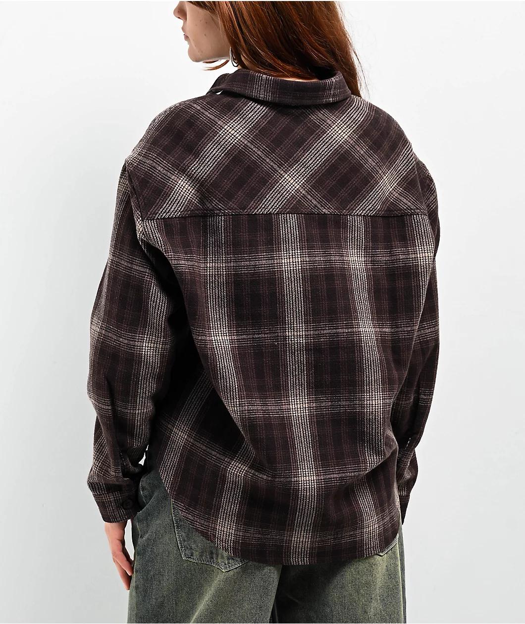 Empyre Arkin Tan & Brown Flannel Shirt Product Image