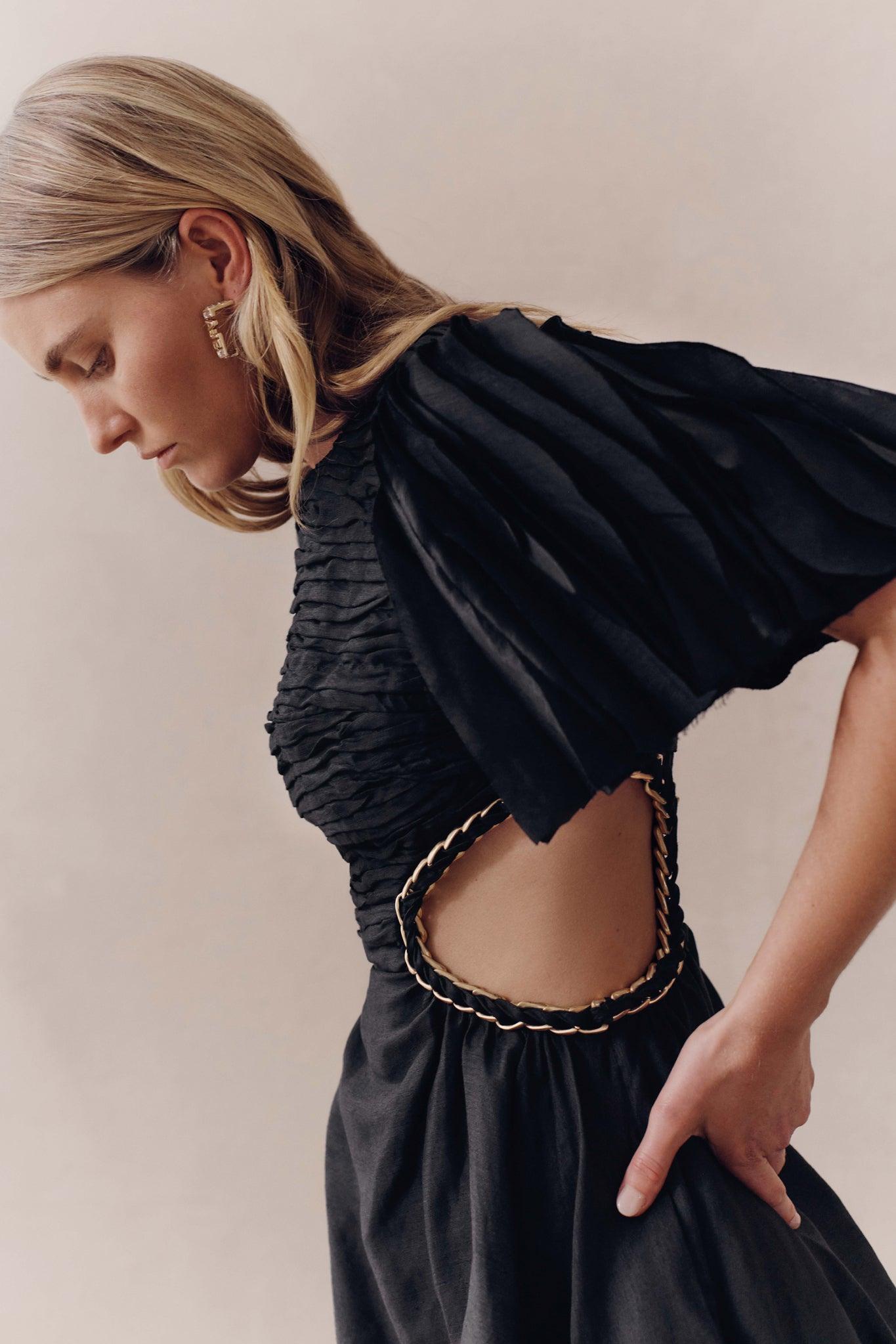 Monica Chain Link Mini Dress Product Image