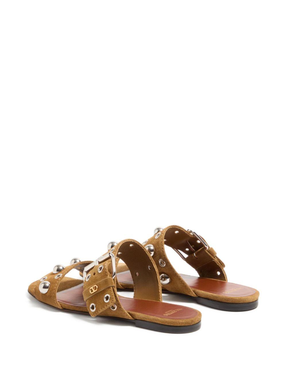 Nellcôte leather flat sandals Product Image
