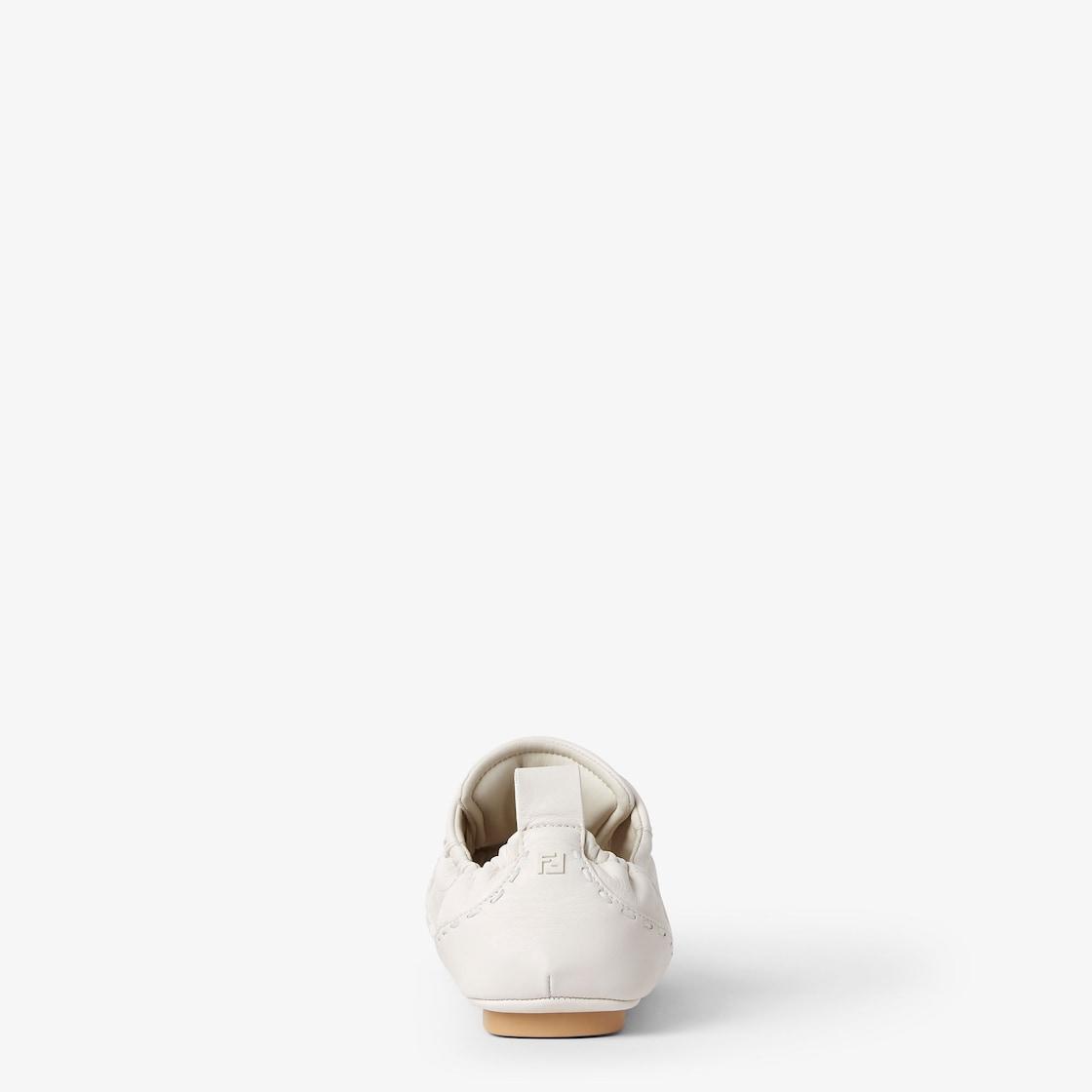 Fendi Fit sneakersWhite leather low-tops Product Image