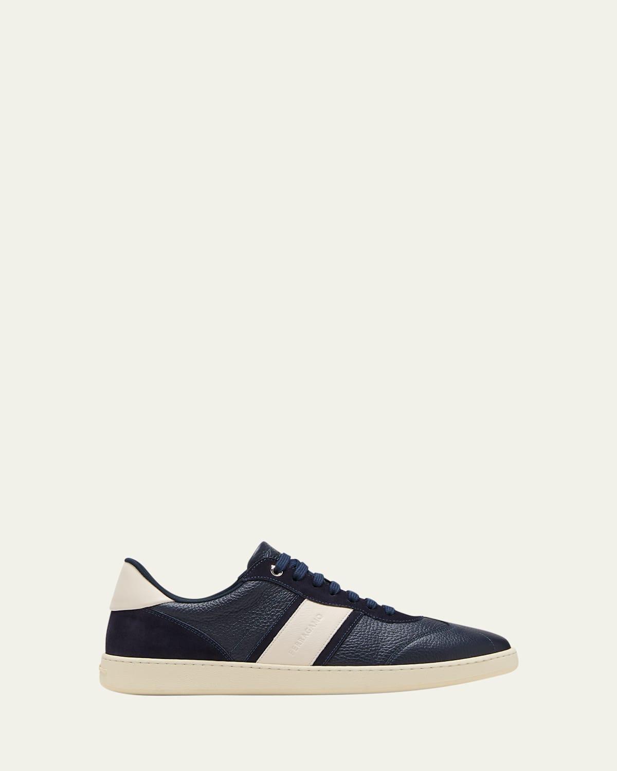 Men's Achille 1 Leather Low-Top Sneakers Product Image