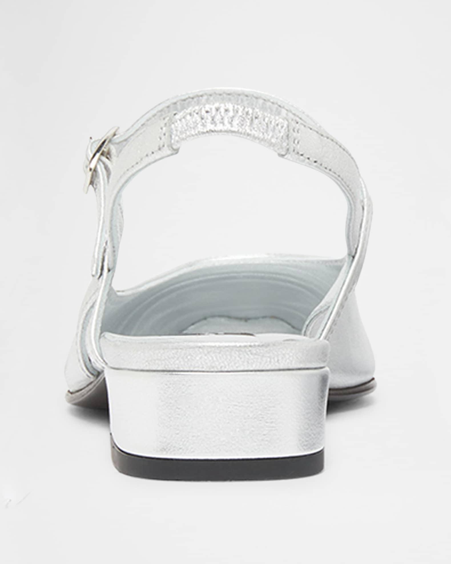 Oceano Metallic Mary Jane Slingback Flats Product Image