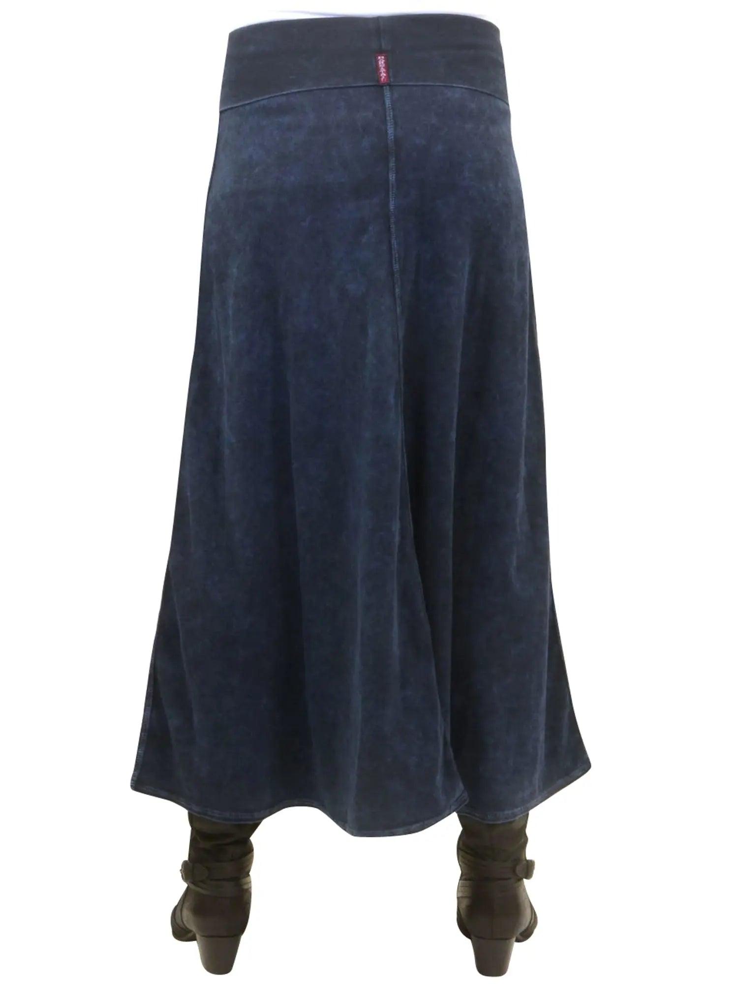 Hard Tail Roll Down Cotton Skirt B-131 Product Image