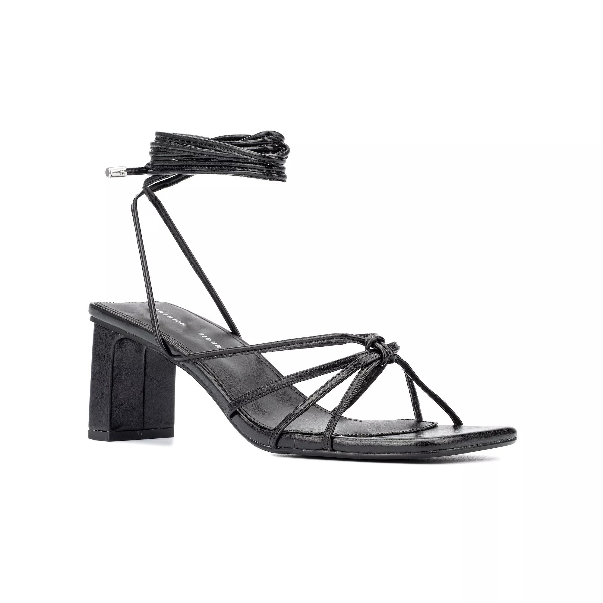 Fashion to Figure Lana Womens Wide Width Heeled Sandals Product Image