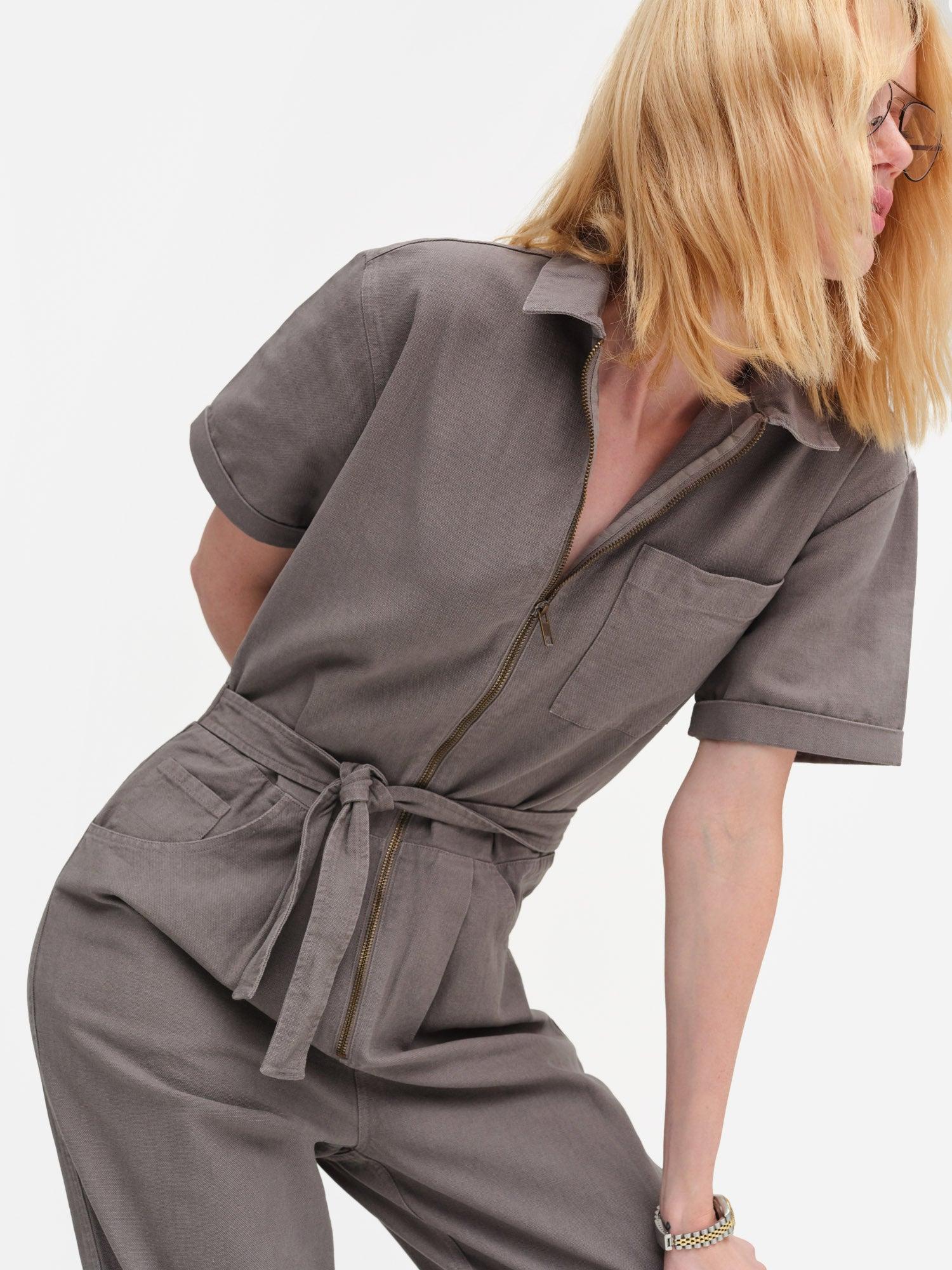 Organic Cotton Canvas Jumpsuit Female Product Image