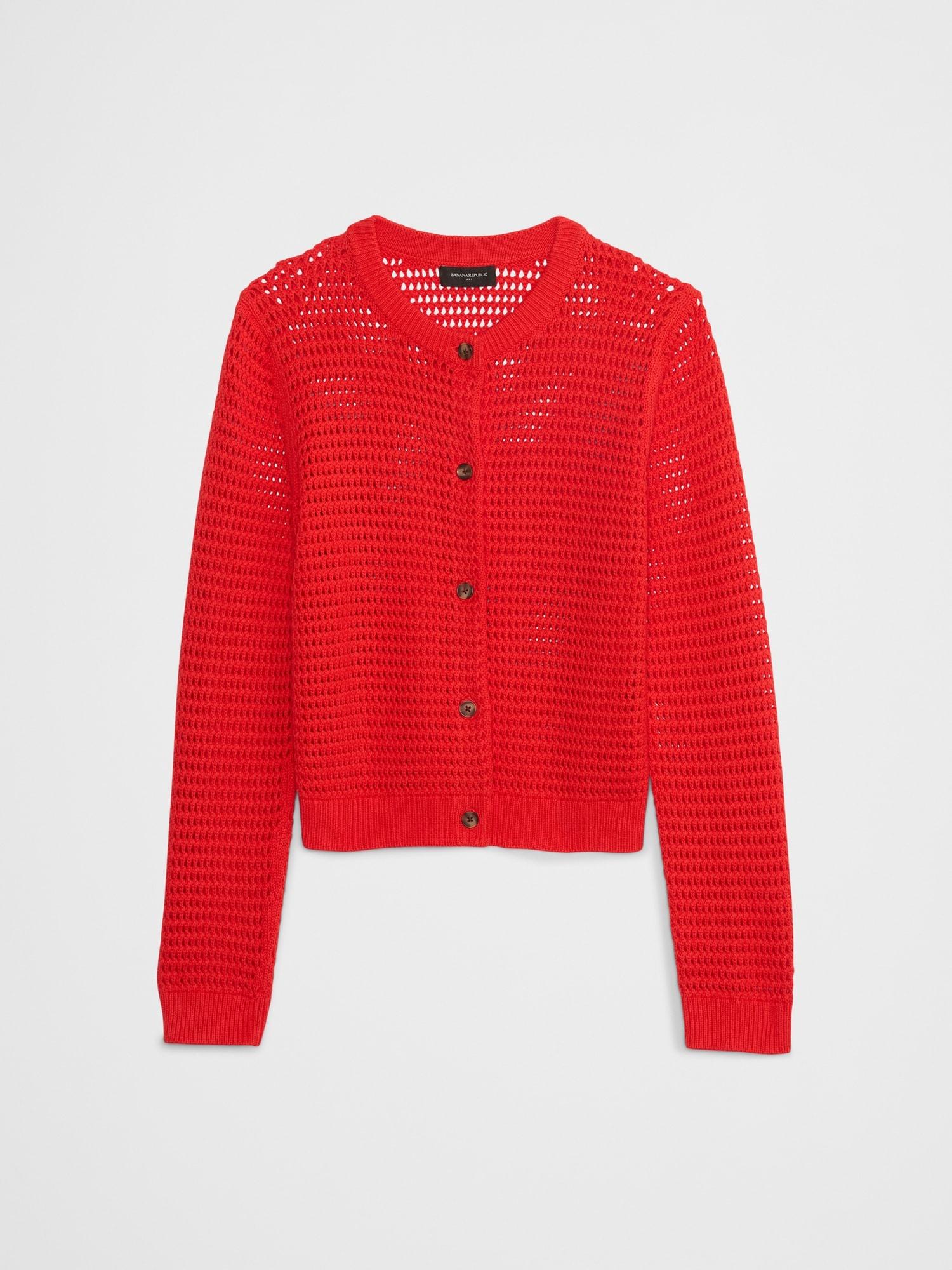 Open Stitch Cardigan Product Image